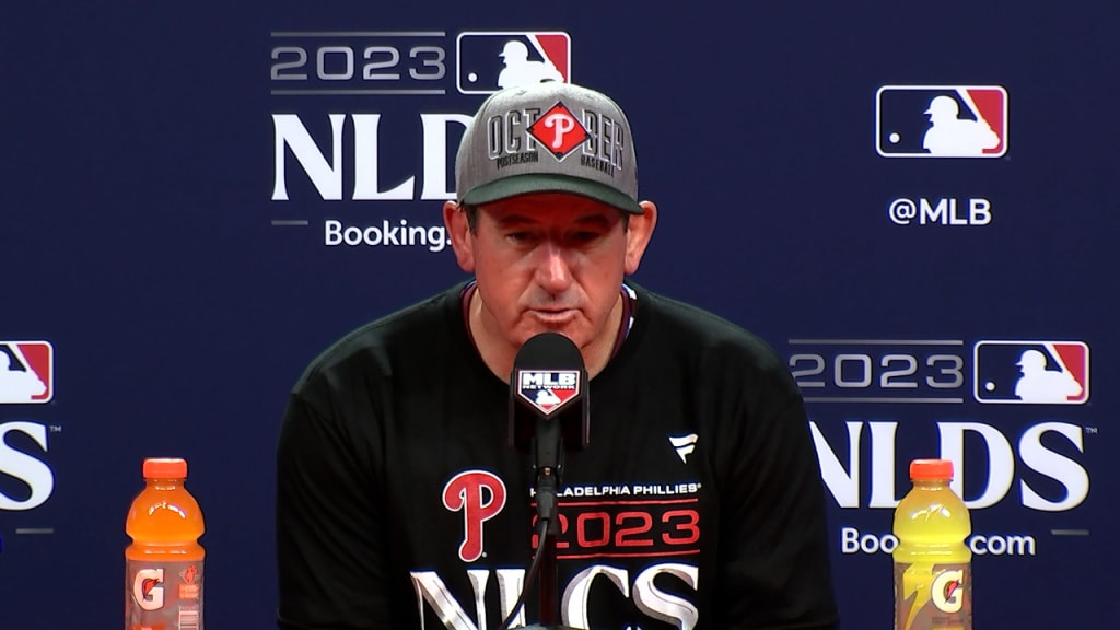 Rob Thomson on advancing to NLCS | 10/12/2023 | Philadelphia Phillies