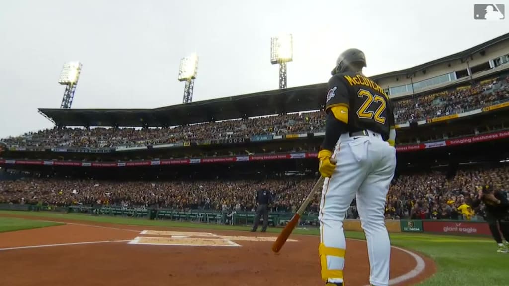 Pittsburgh - PNC Park: Andrew McCutchen on the Scoreboard