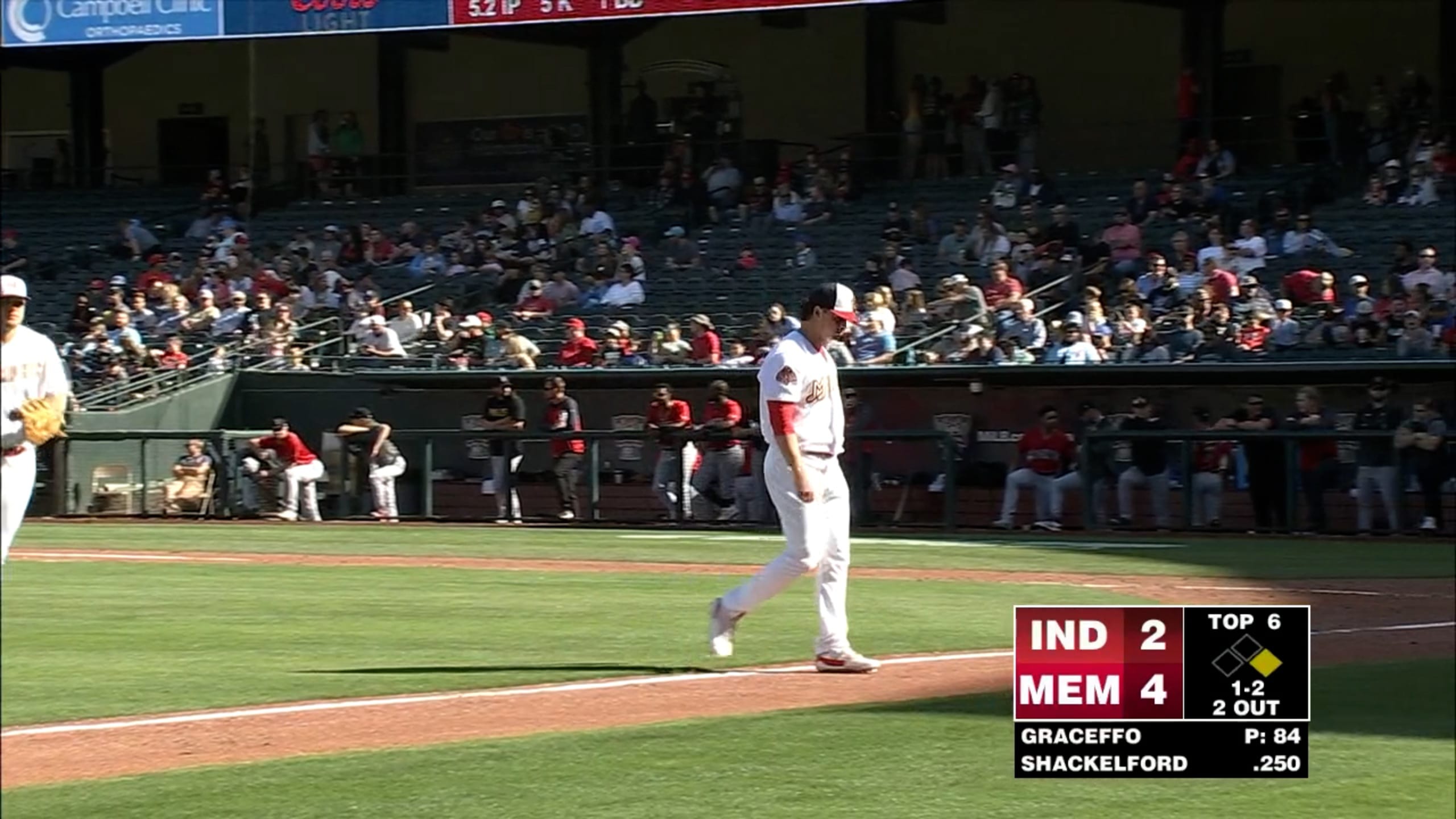 Gordon Graceffo's six strikeouts