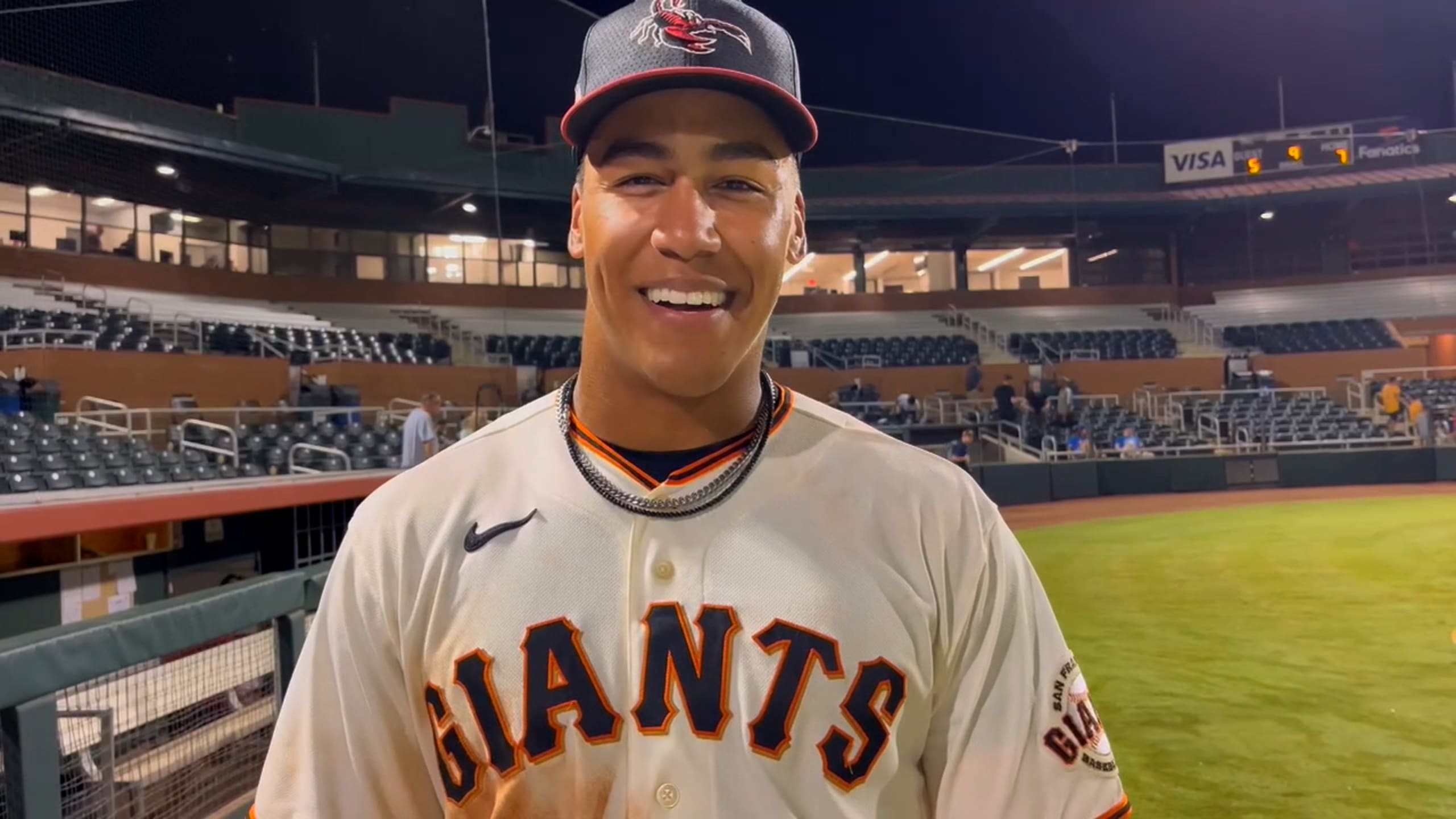 Reggie Crawford on home run