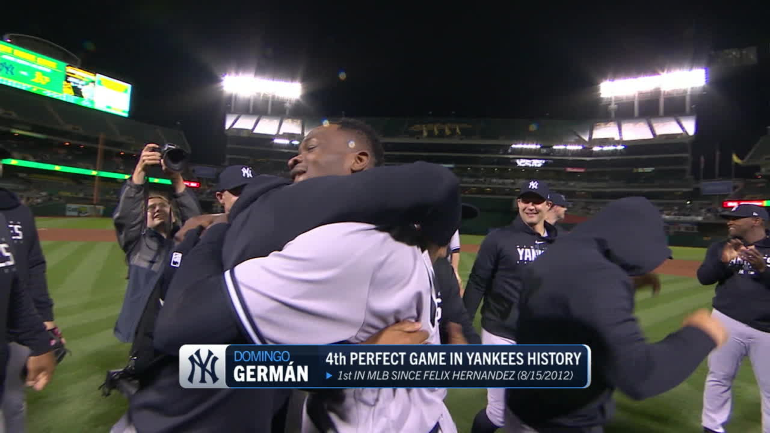 Yankees pitcher Domingo Germán hurls 24th perfect game in MLB history, MLB