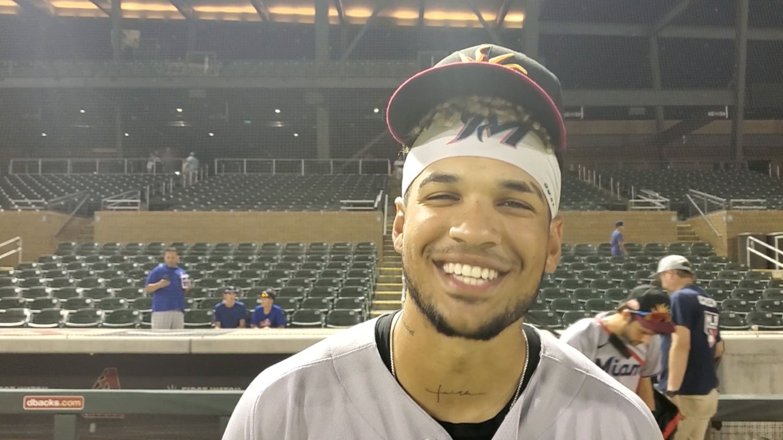 Victor Mesa Jr. on home run