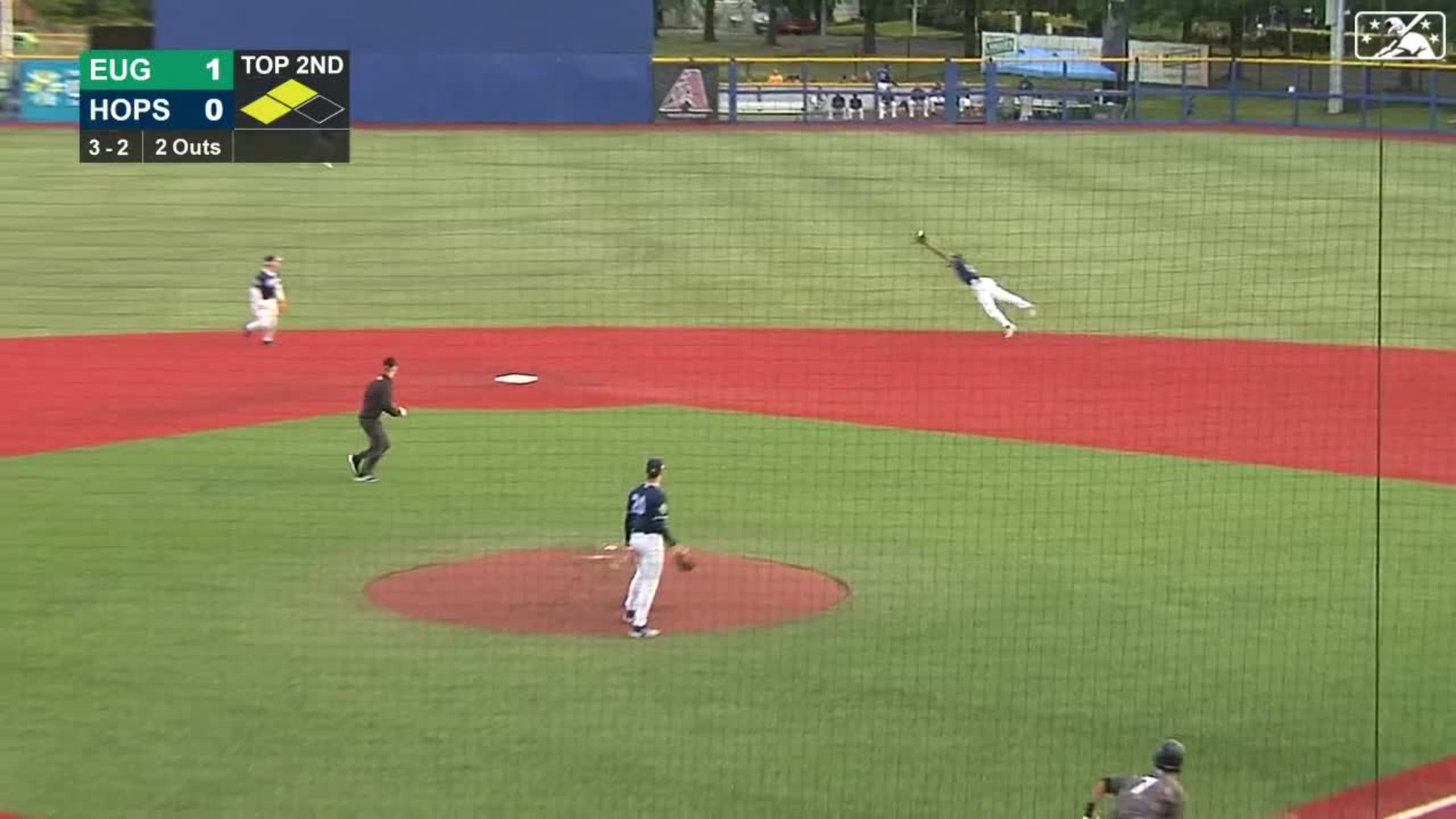 Juan Corniel's leaping snag