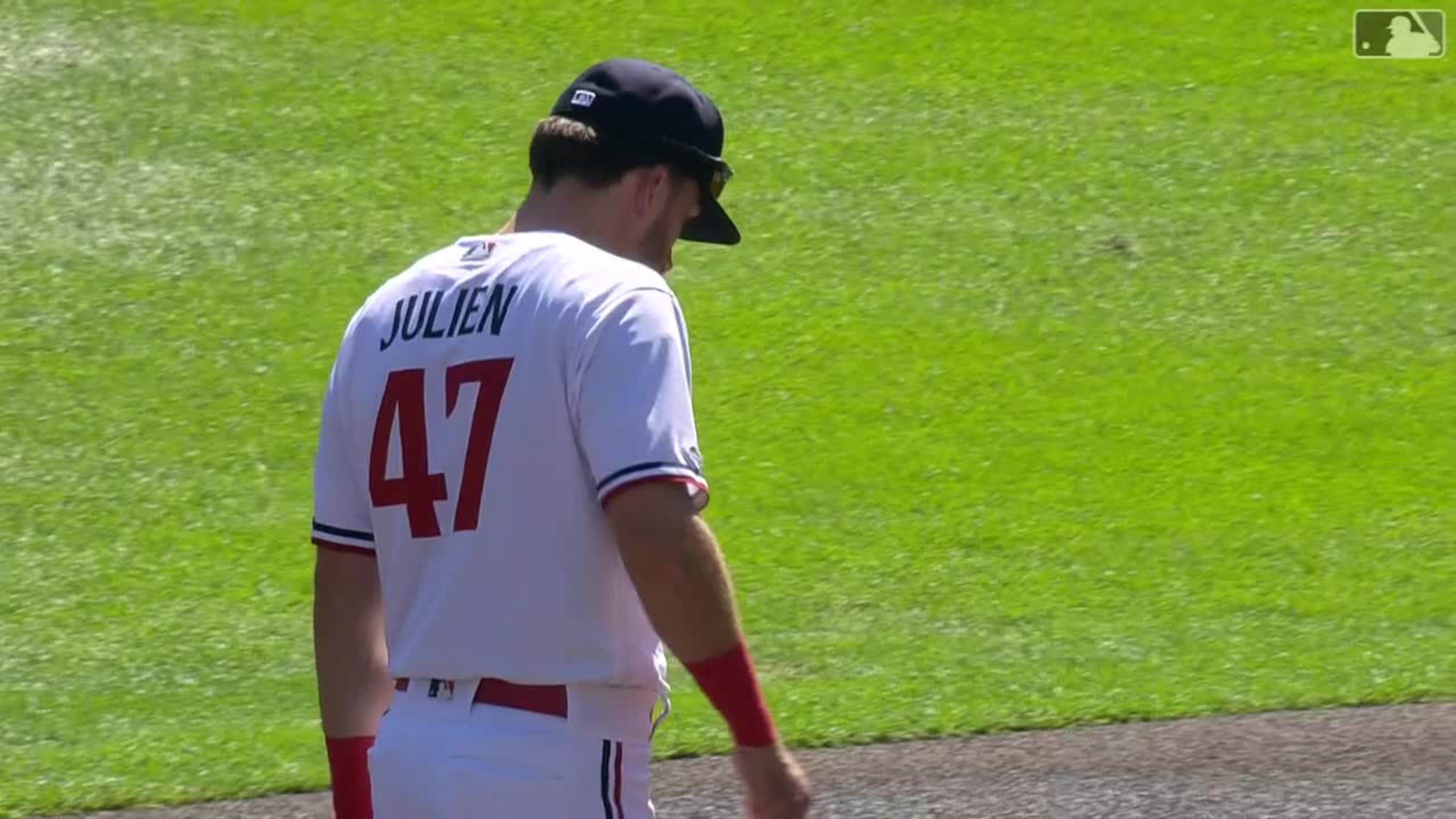 Edouard Julien's MLB debut, walk
