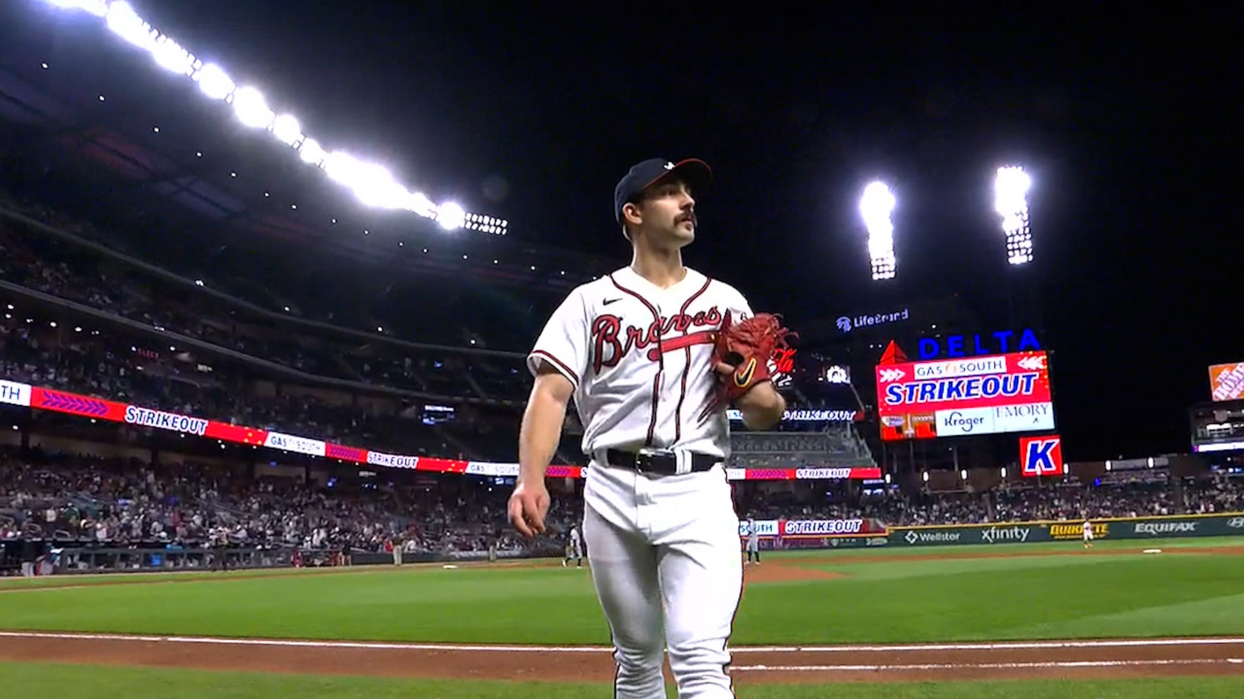 Spencer Strider loses no-hitter in eighth, sets another Braves franchise  record - The Athletic