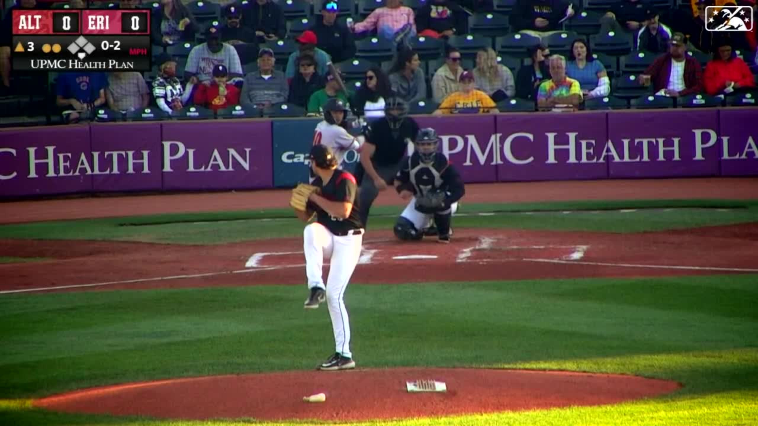 Brant Hurter's third strikeout