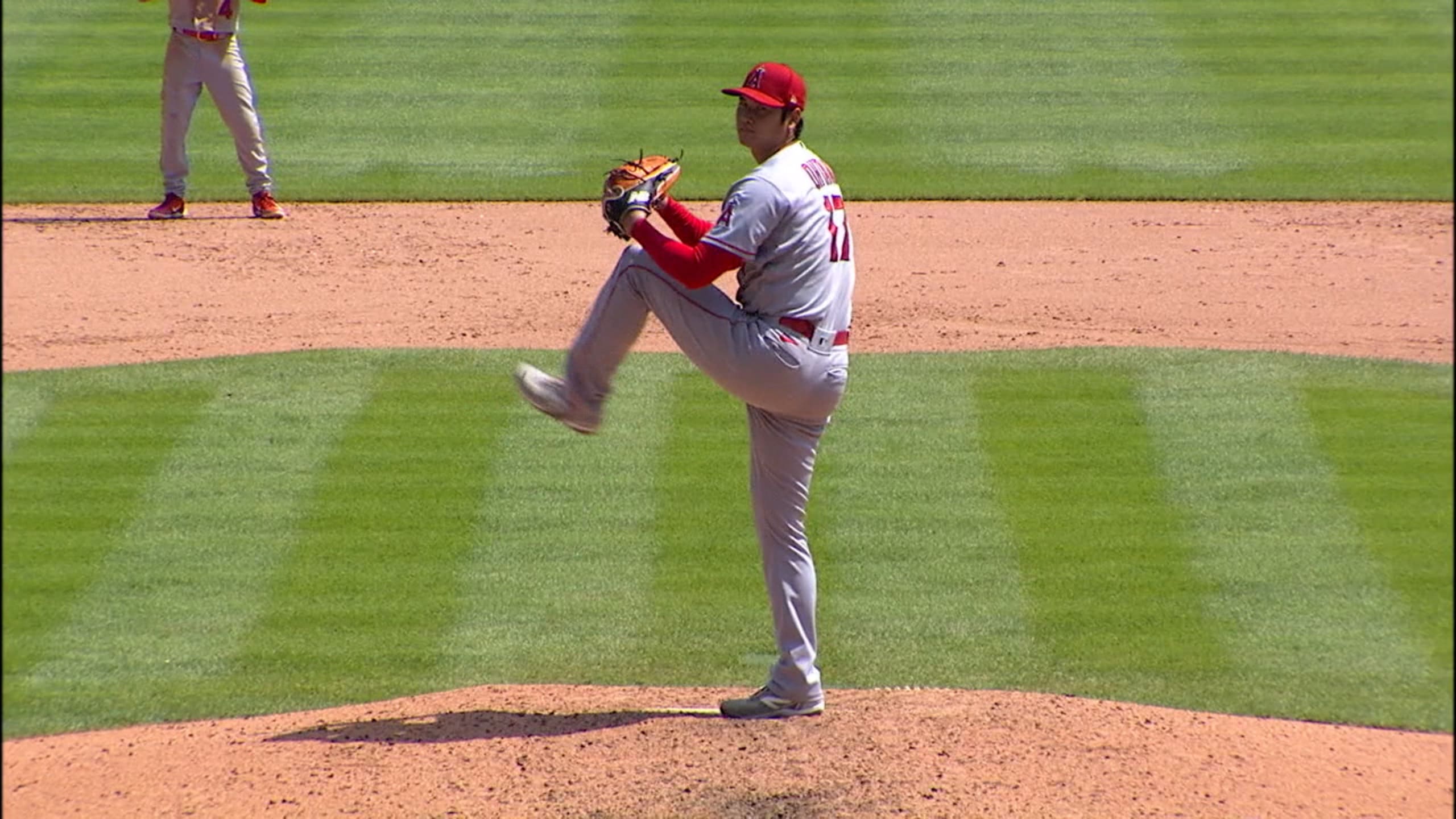 Shohei Ohtani delivers on 'first pitch, first swing' with single