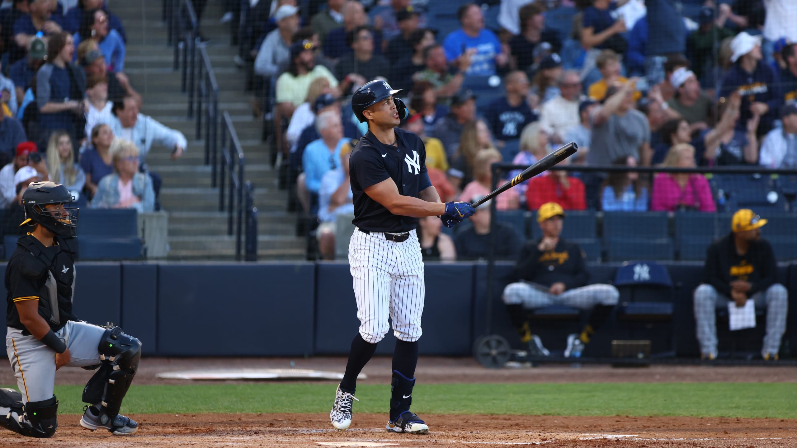 Watch Giancarlo Stanton Smash 3 Homers in Yankees Spring Game Newsweek