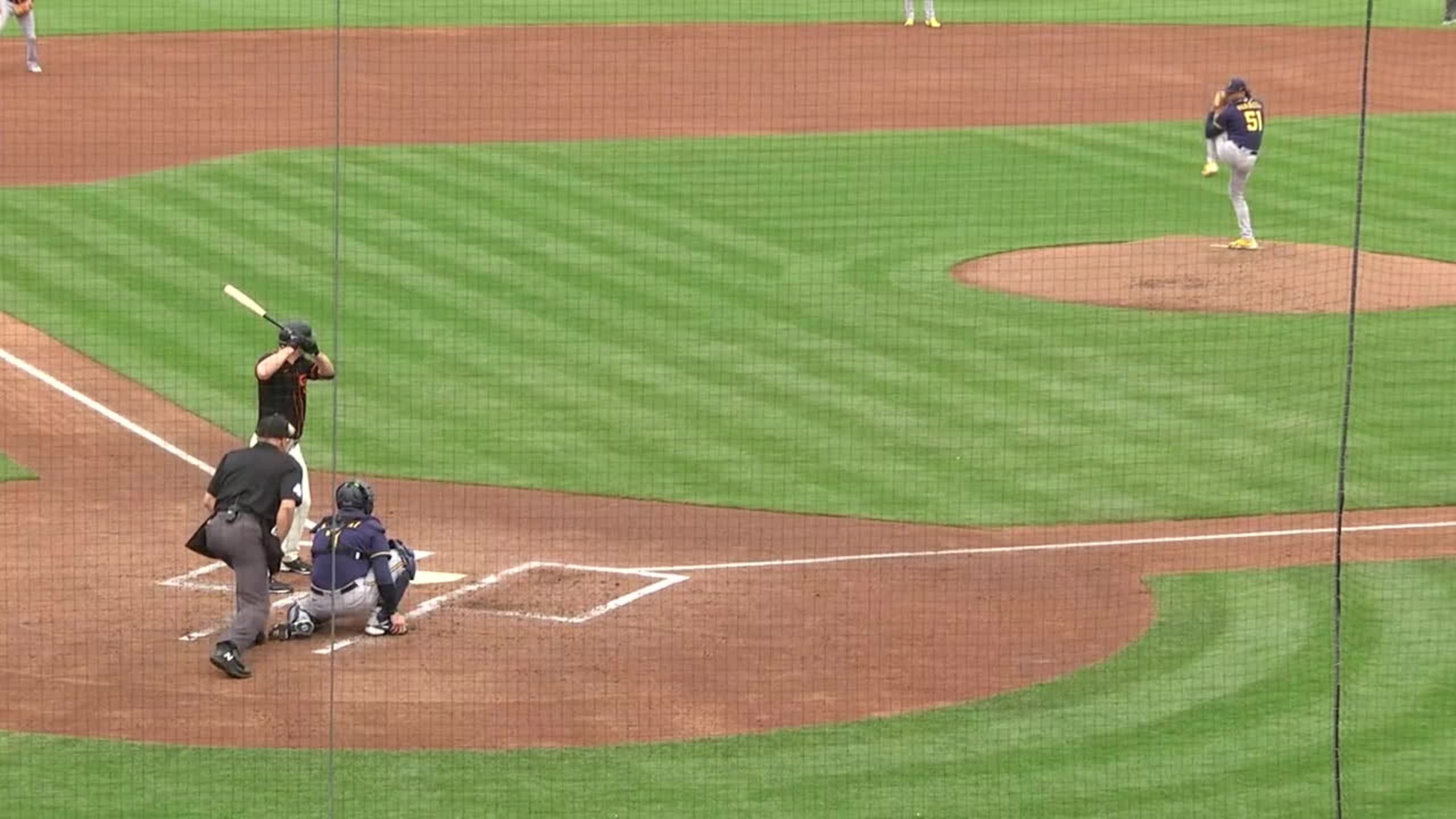 Freddy Peralta's four strikeouts