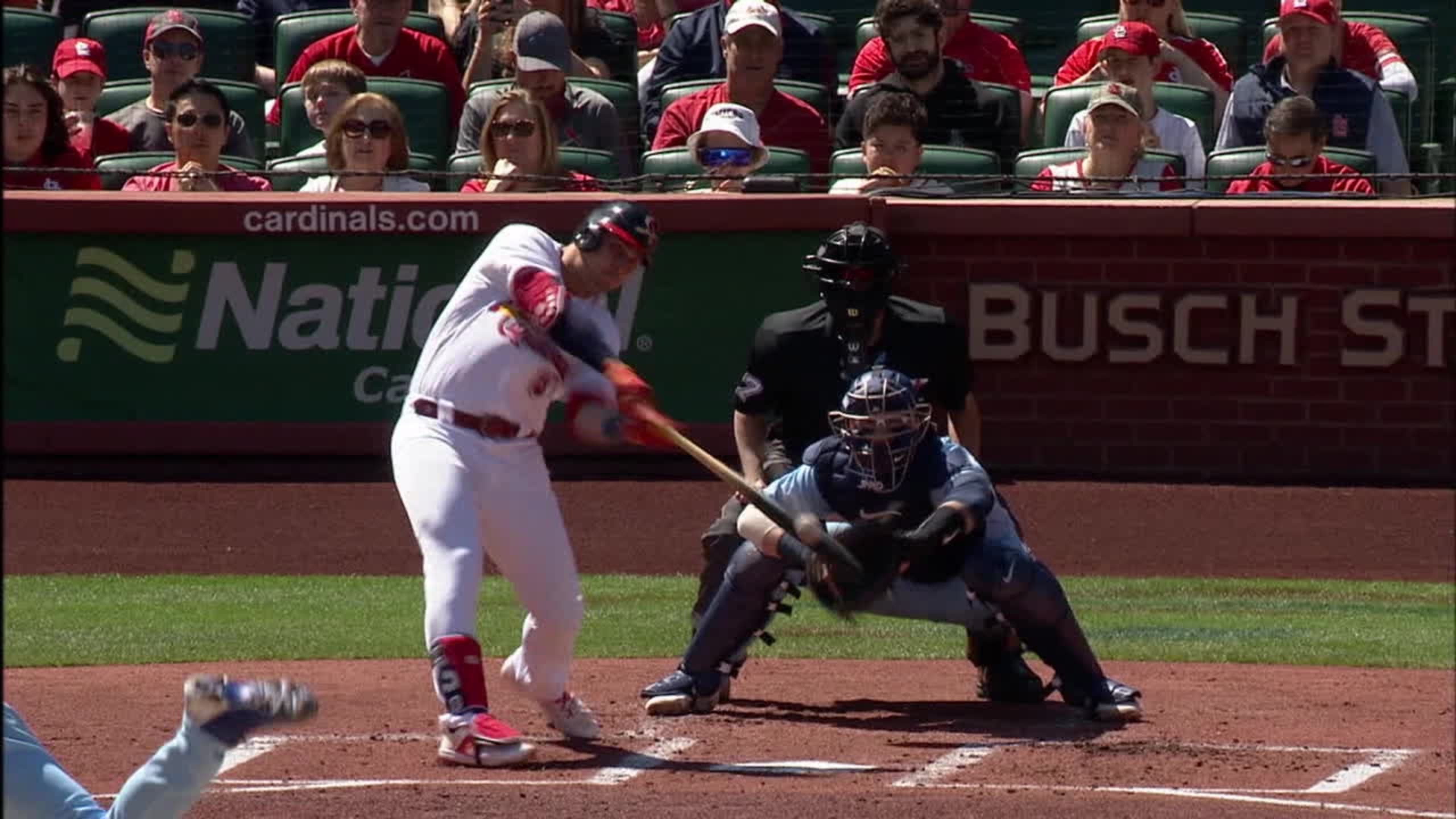 VIDEO: Nolan Gorman Hits First MLB Home Run, 449-Foot Shot - Fastball