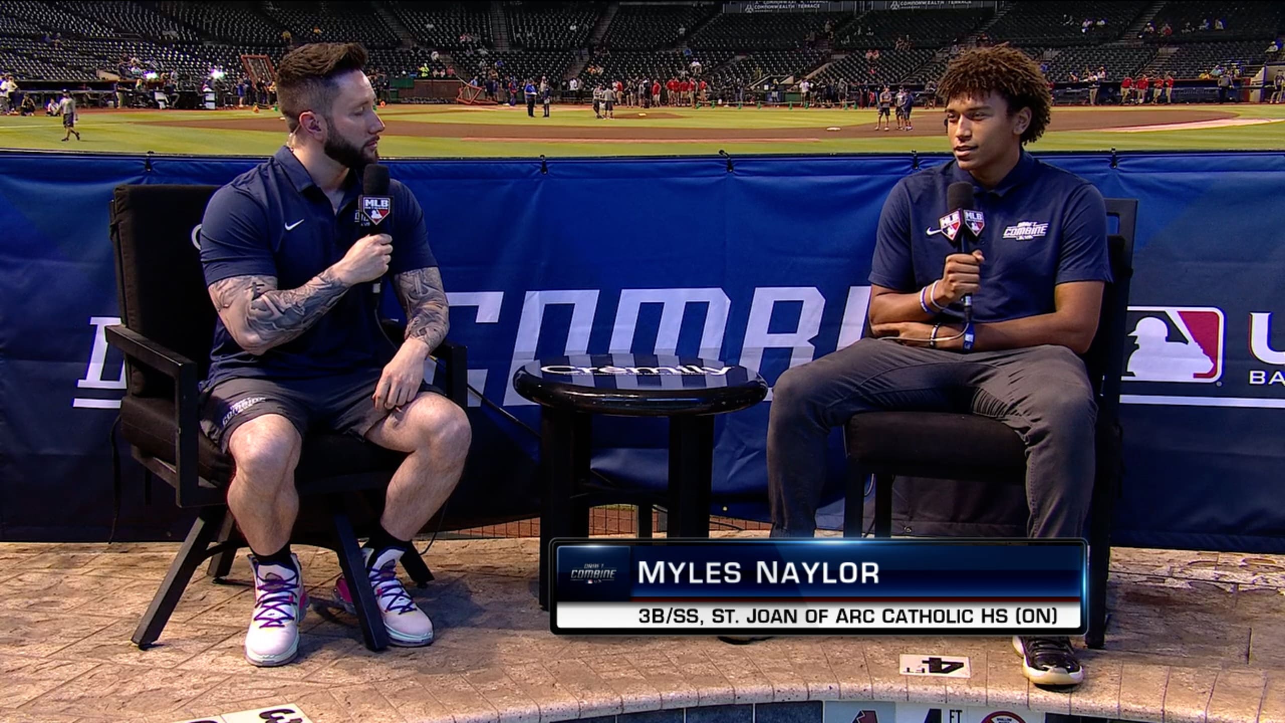 Myles Naylor on Draft Combine