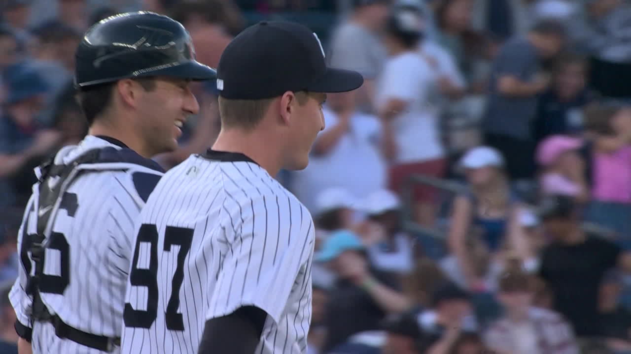 Luis Severino New York Yankees Game-Used #40 White Pinstripe Jersey vs.  Texas Rangers on June 24, 2023