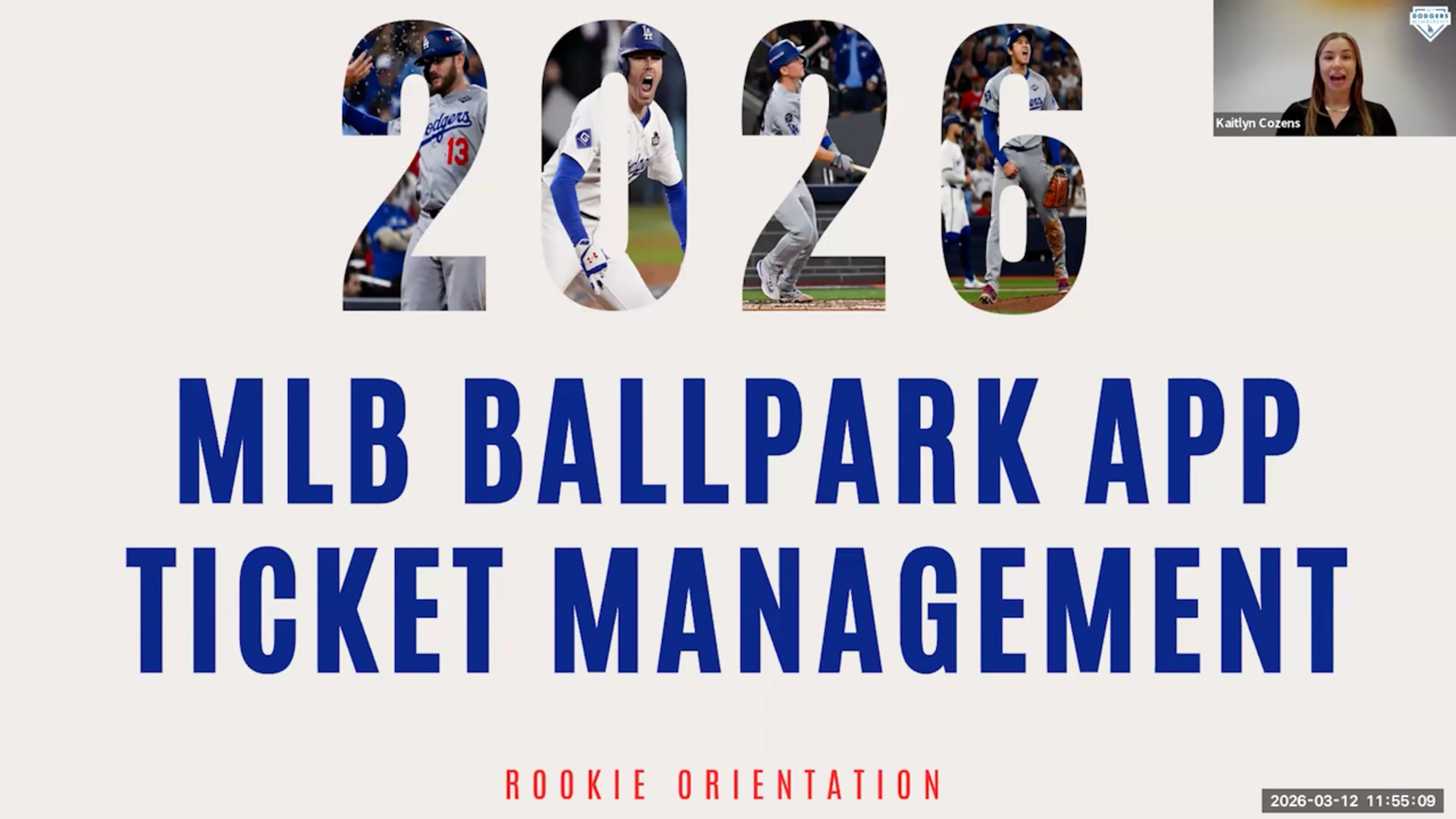 2026 Membership - MLB Ballpark App Overview