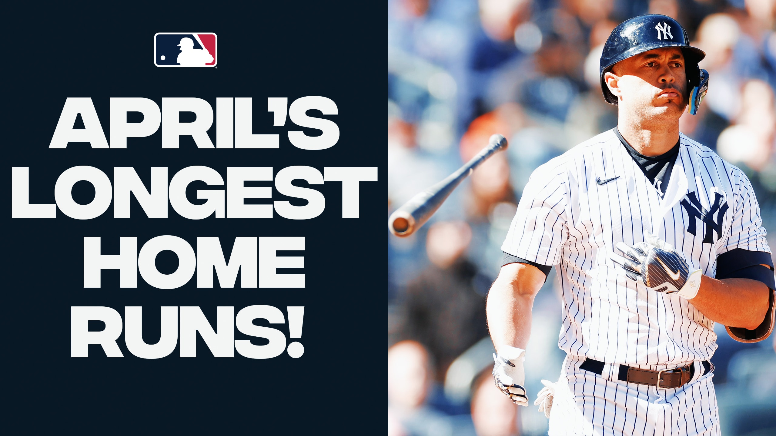 Longest home runs from April
