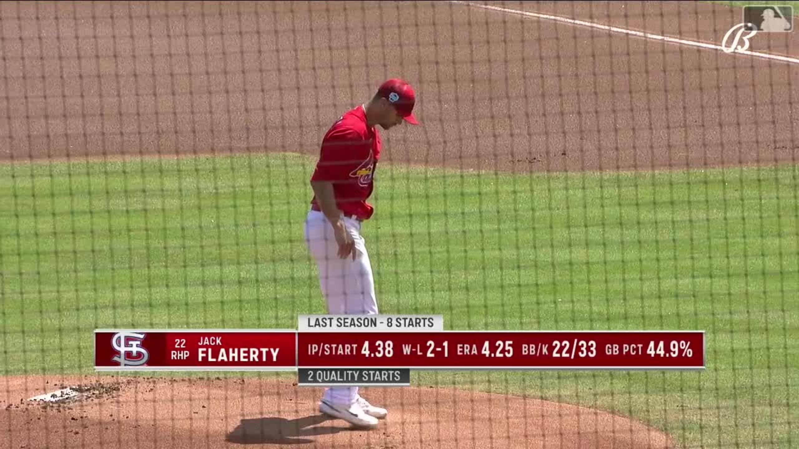 Jack Flaherty's four strikeouts