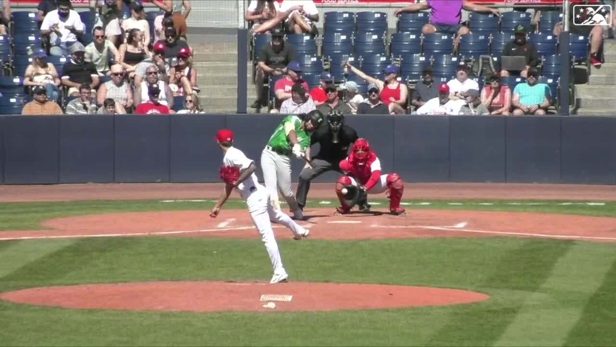 Dahian Santos' seventh strikeout