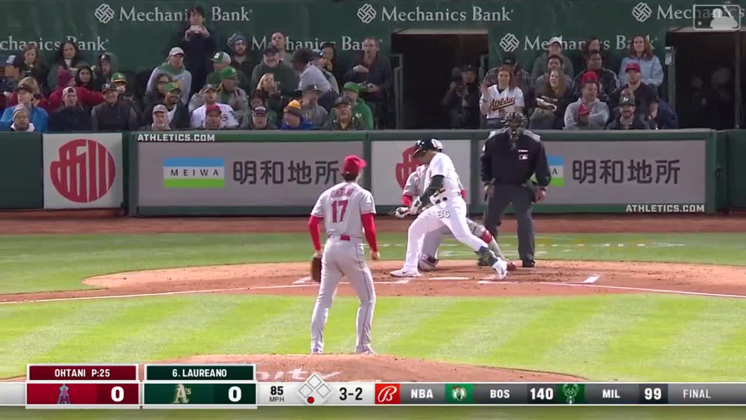 Shohei Ohtani's sweeper strikeouts