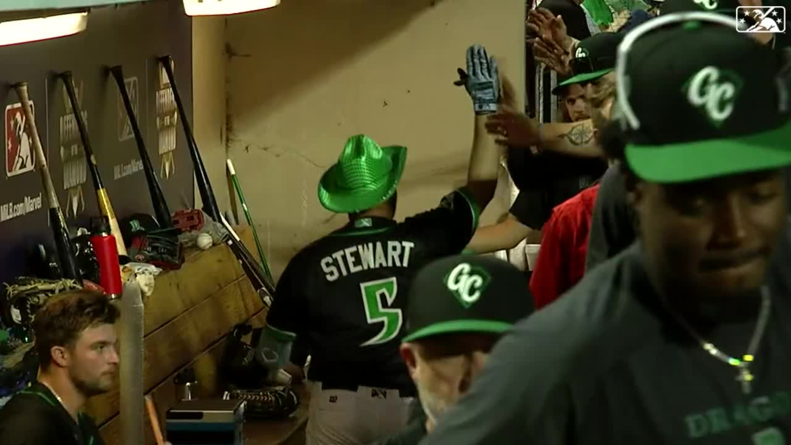 Sal Stewart's first HighA homer