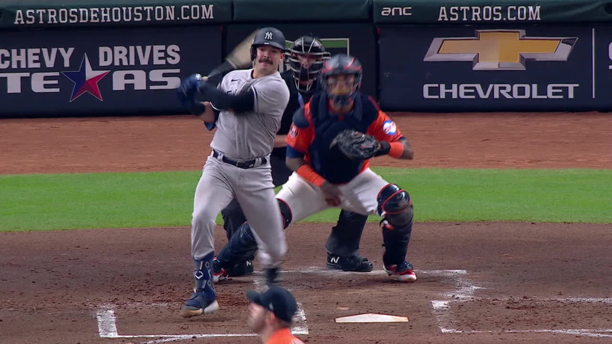 Yankees' Jasson Domínguez homers off Astros' Justin Verlander in 6