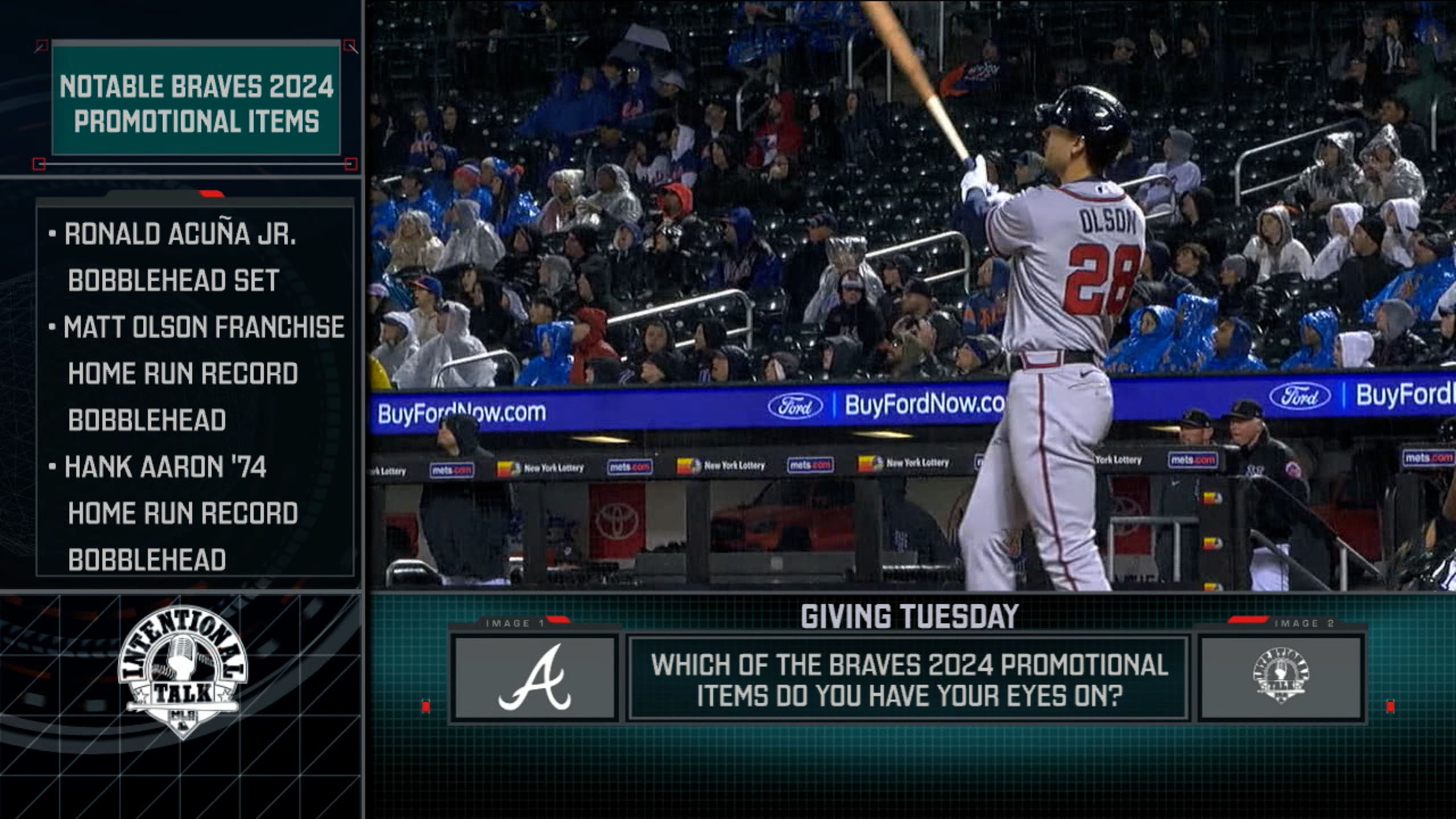 Notable Braves 2024 promo items