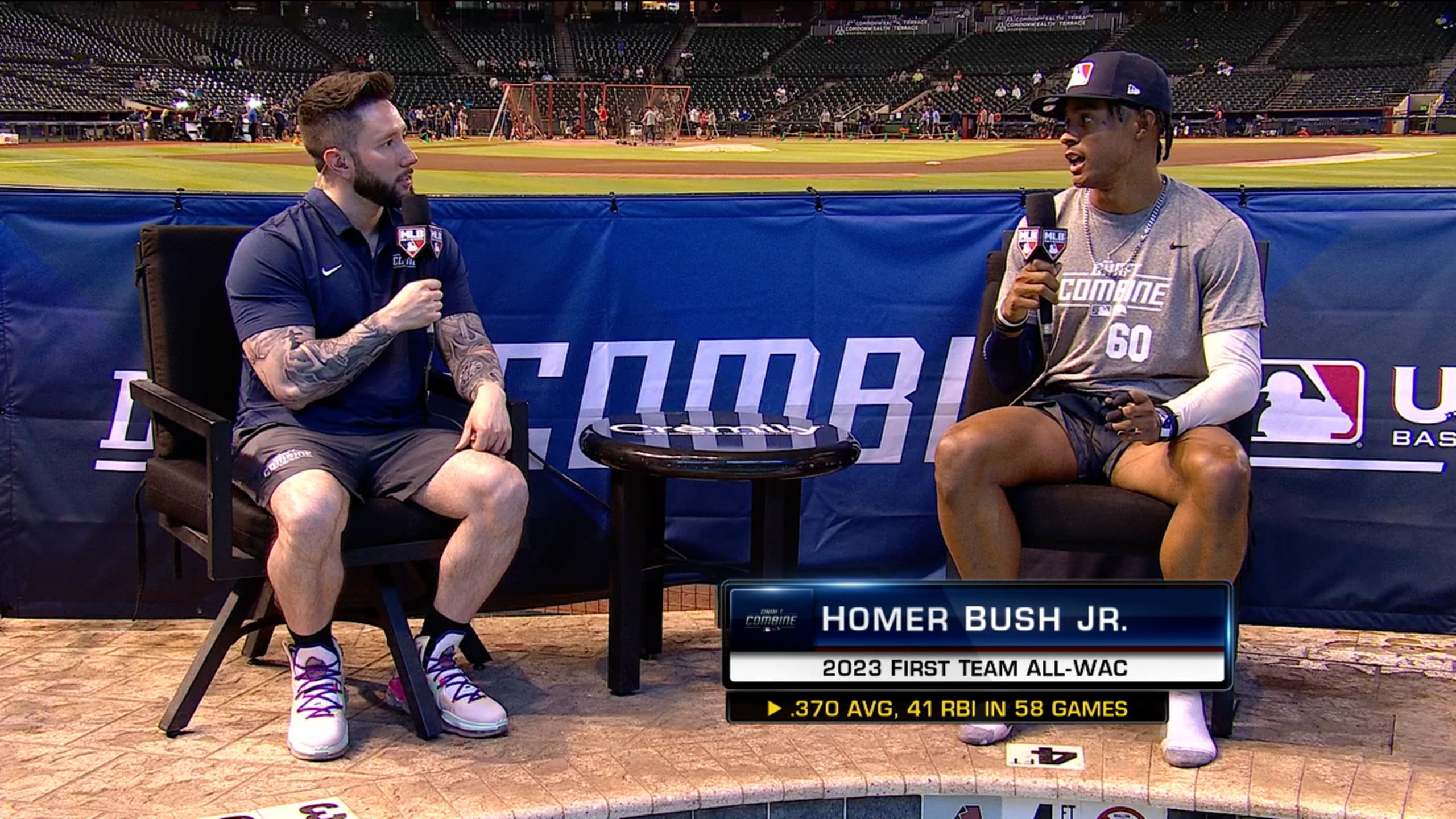 MLB Combine Homer Bush Jr.