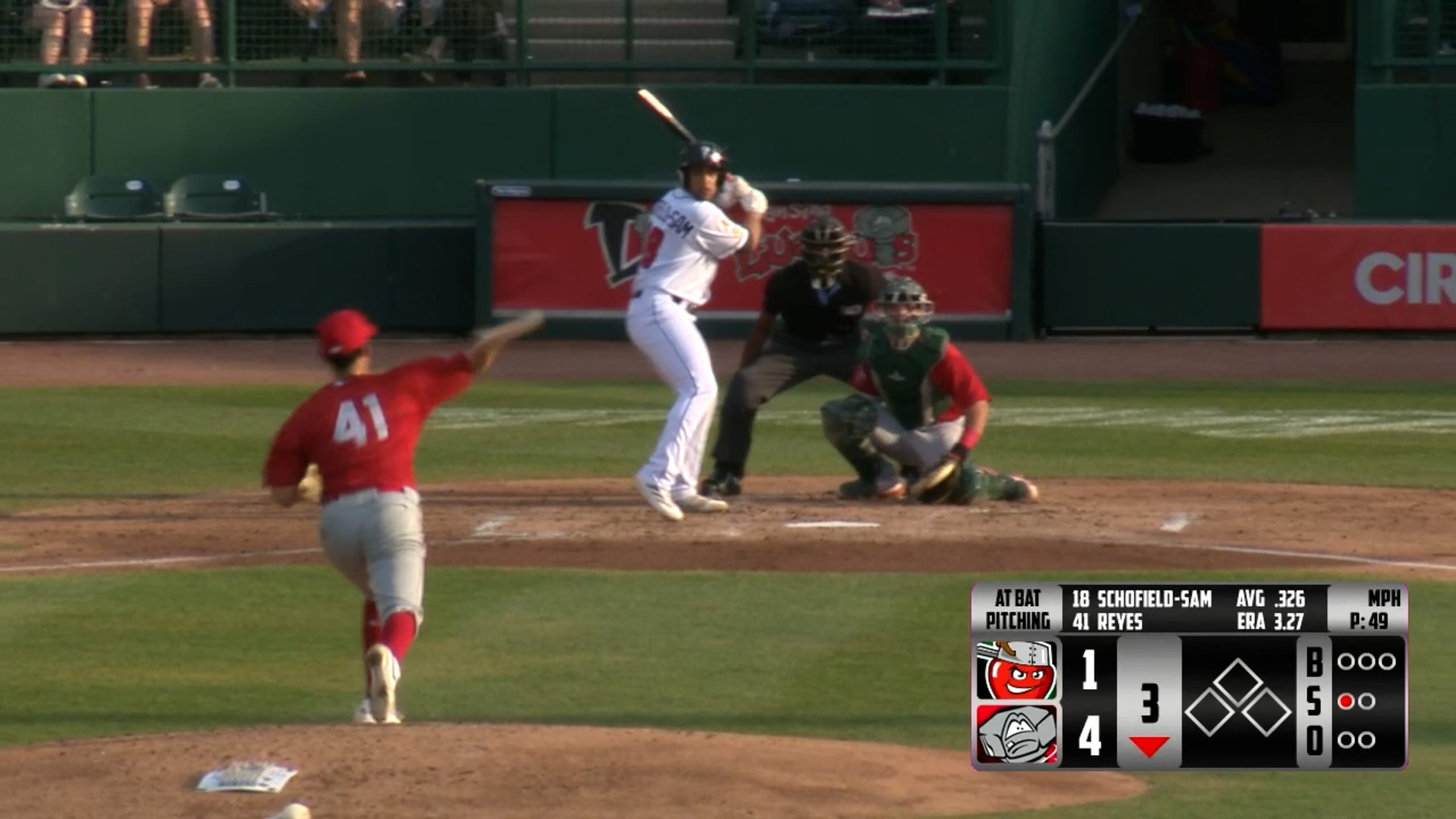 T.J. Schofield-Sam gets his first five-hit game