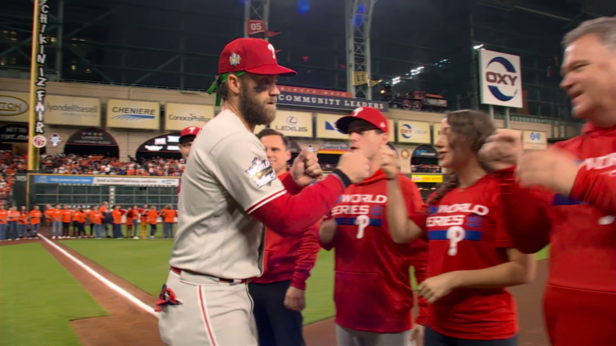 Phillies' lineup introduced