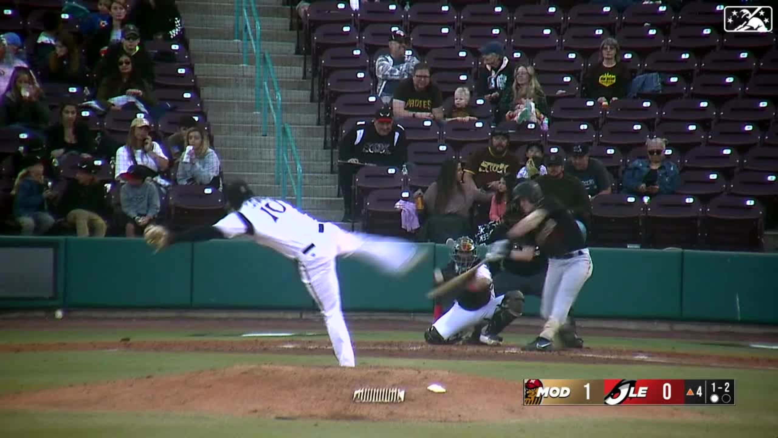 Isaiah Lowe's sixth strikeout