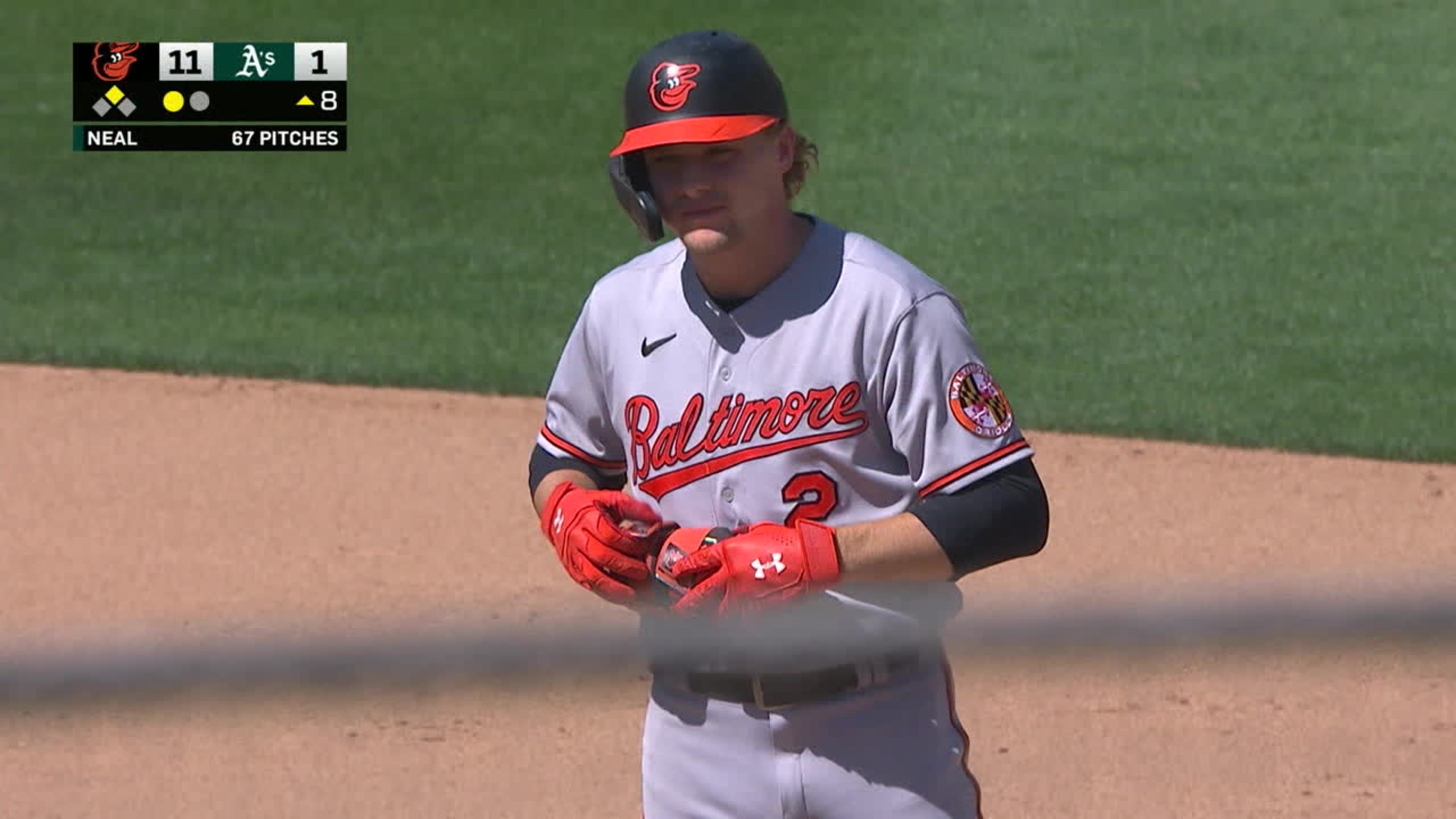 Henderson's 2 homers, 4 hits, 5 RBIs lead Orioles to 14-1 rout of