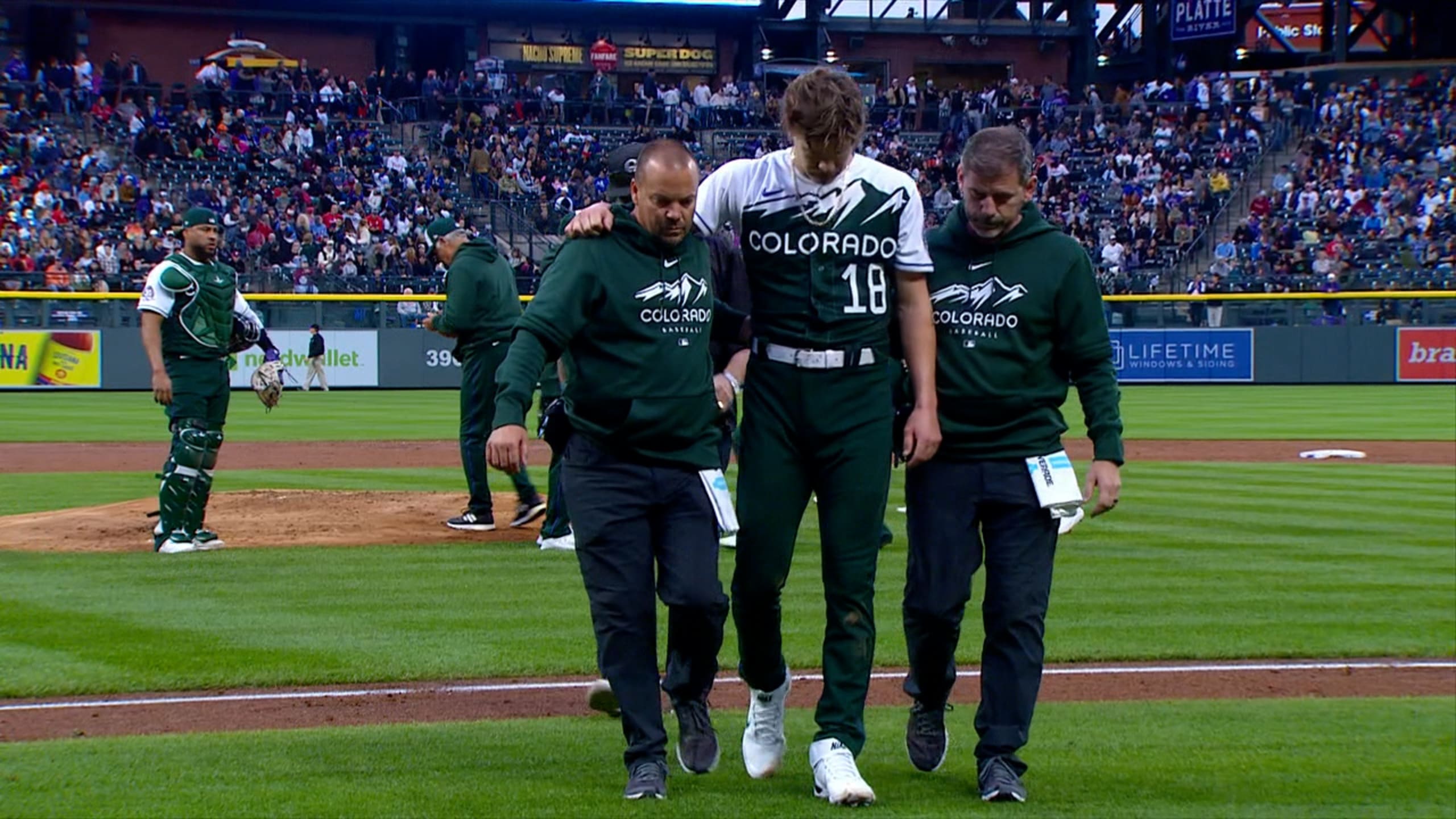 Rockies' Feltner released from hospital after skull fracture, concussion  from line drive –