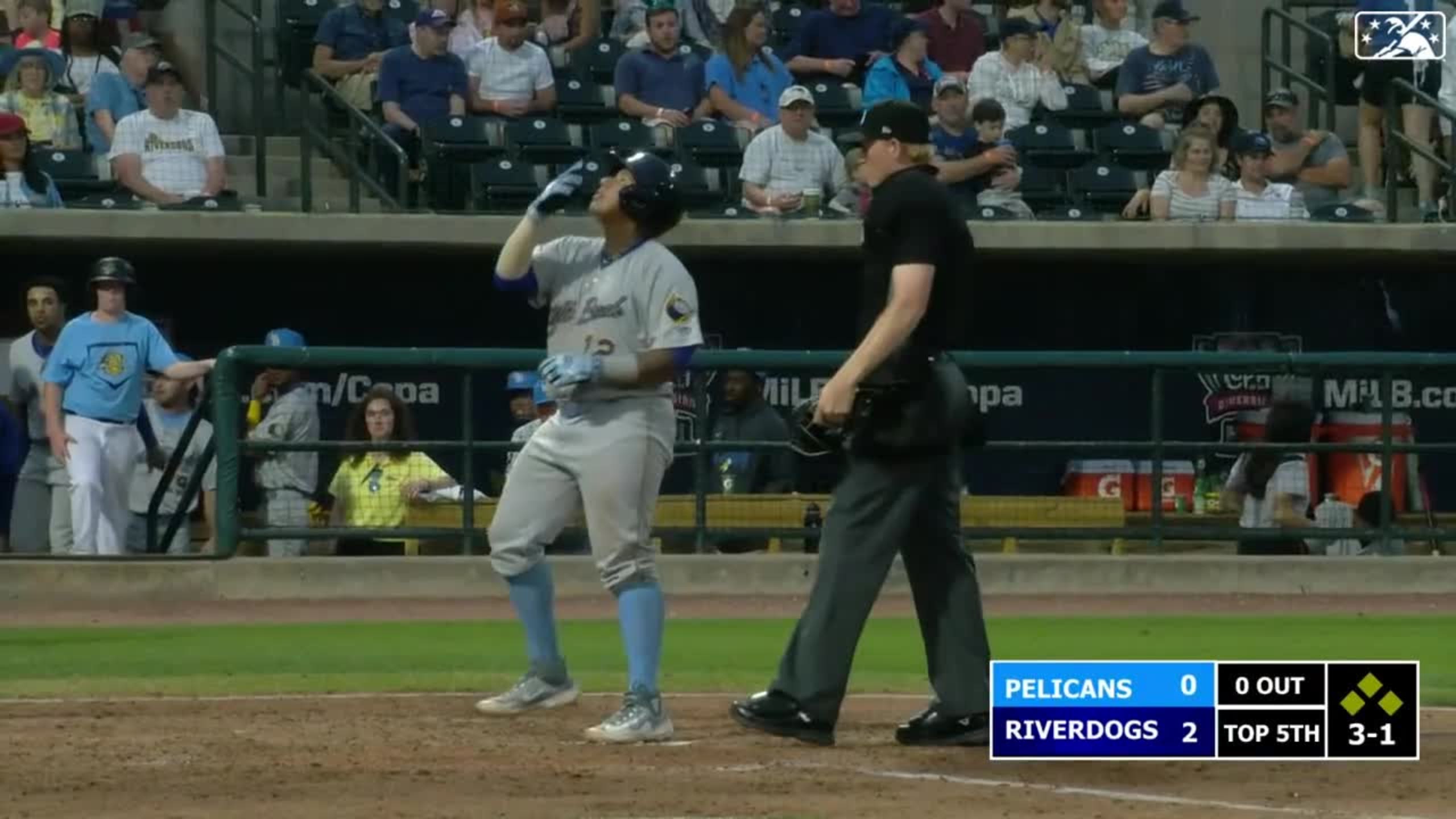 Moises Ballesteros' solo home run