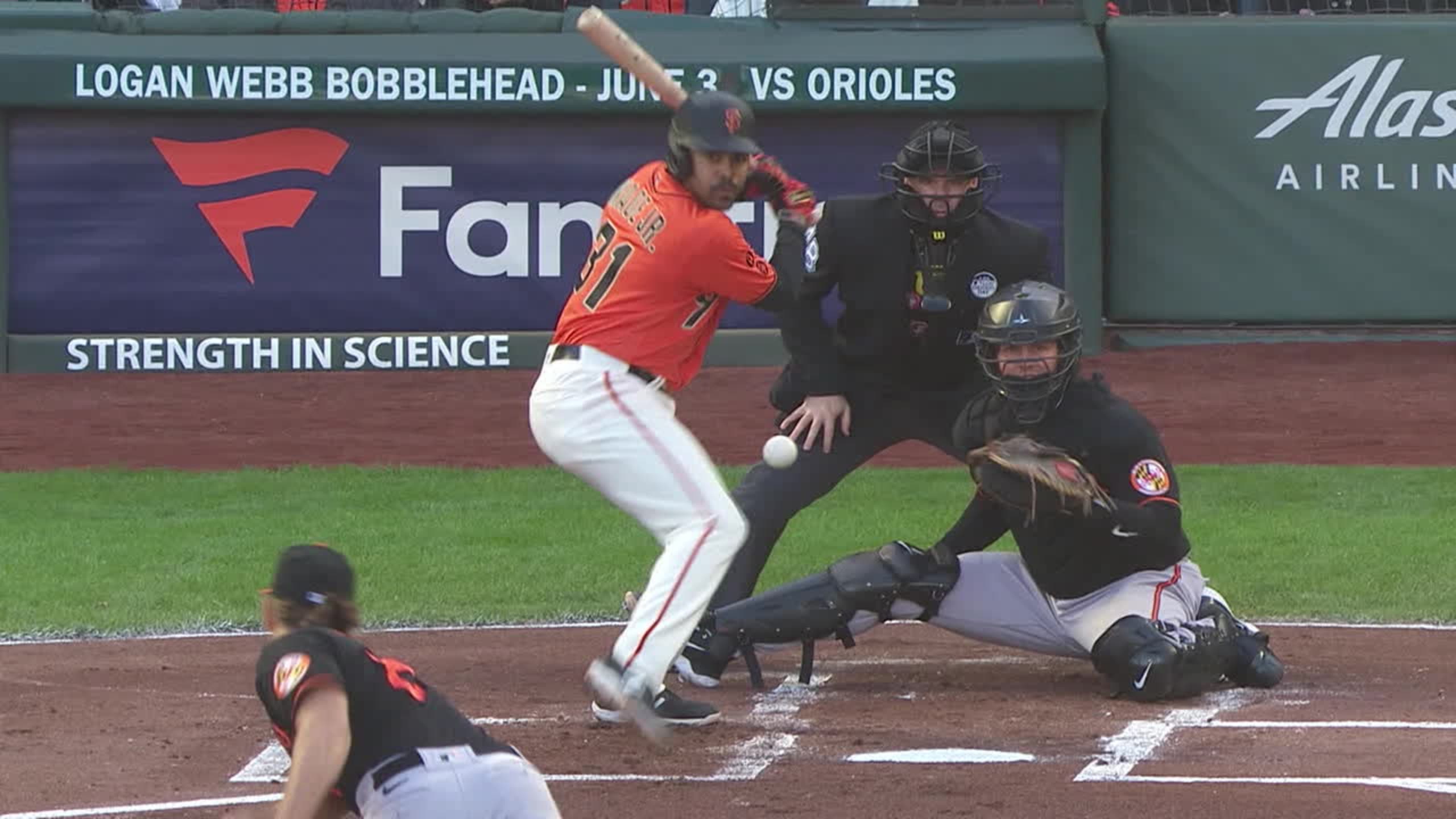 Yastrzemski splashes 3-run HR into McCovey Cove in the 10th as the