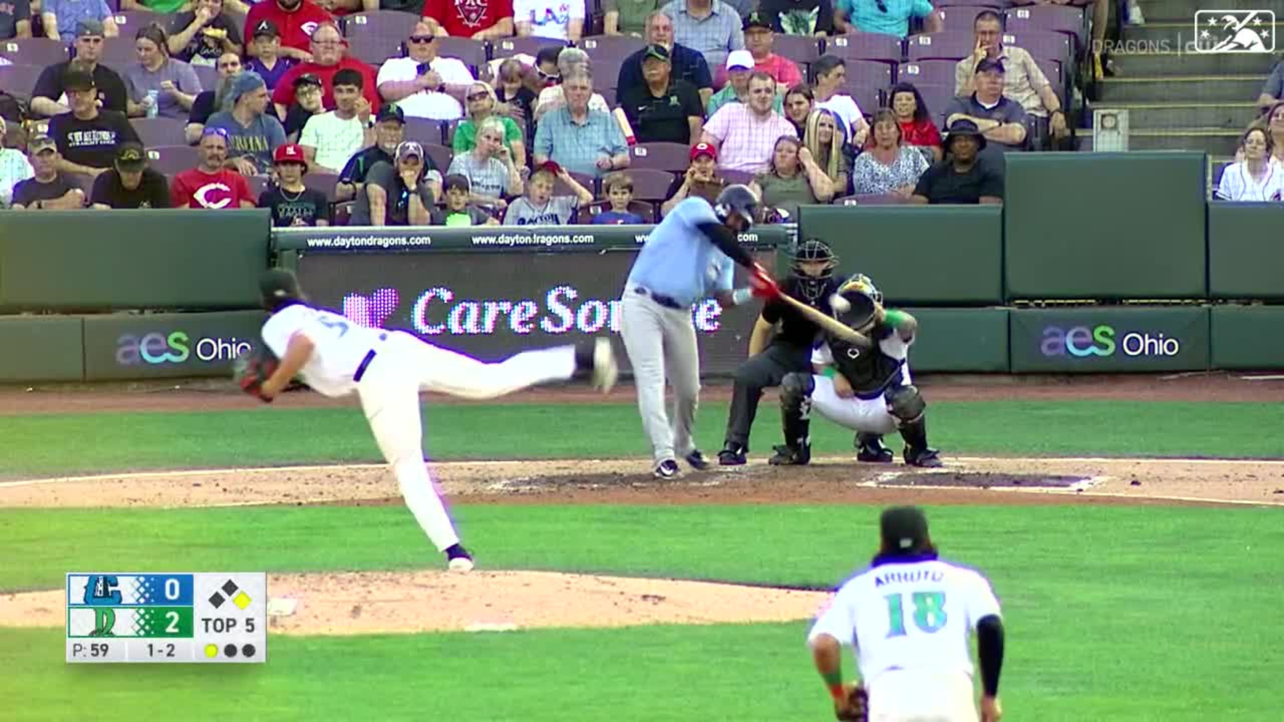 Julian Aguiar's sixth strikeout