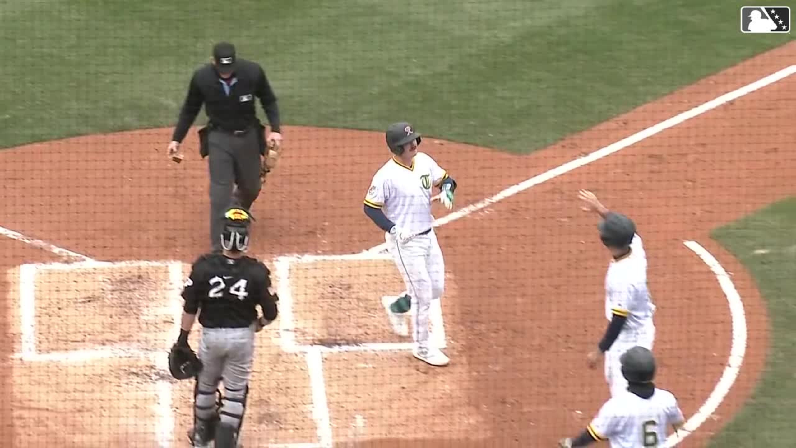 Blake Hunt's first home run of 2024