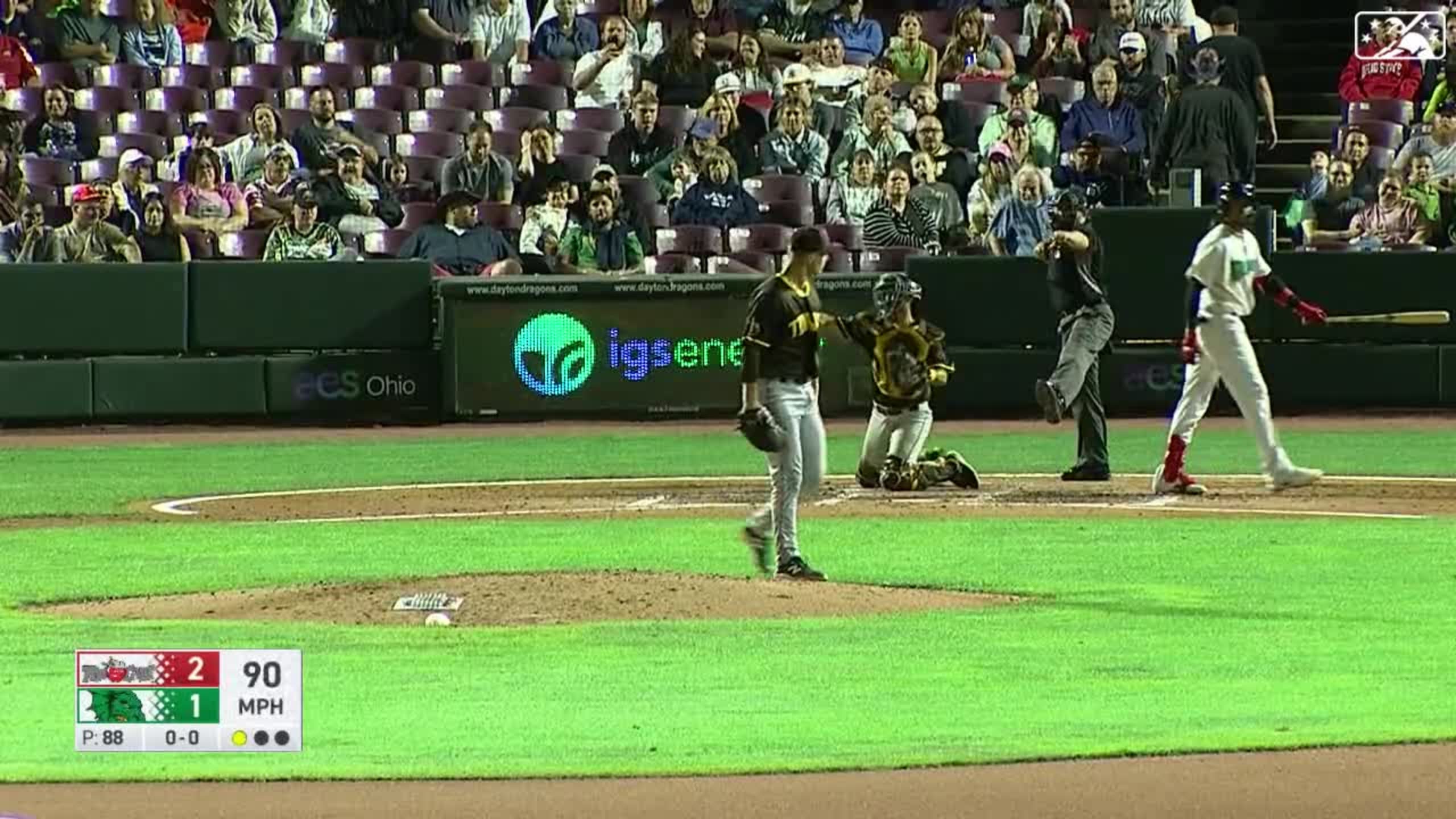 Austin Krob's seventh strikeout