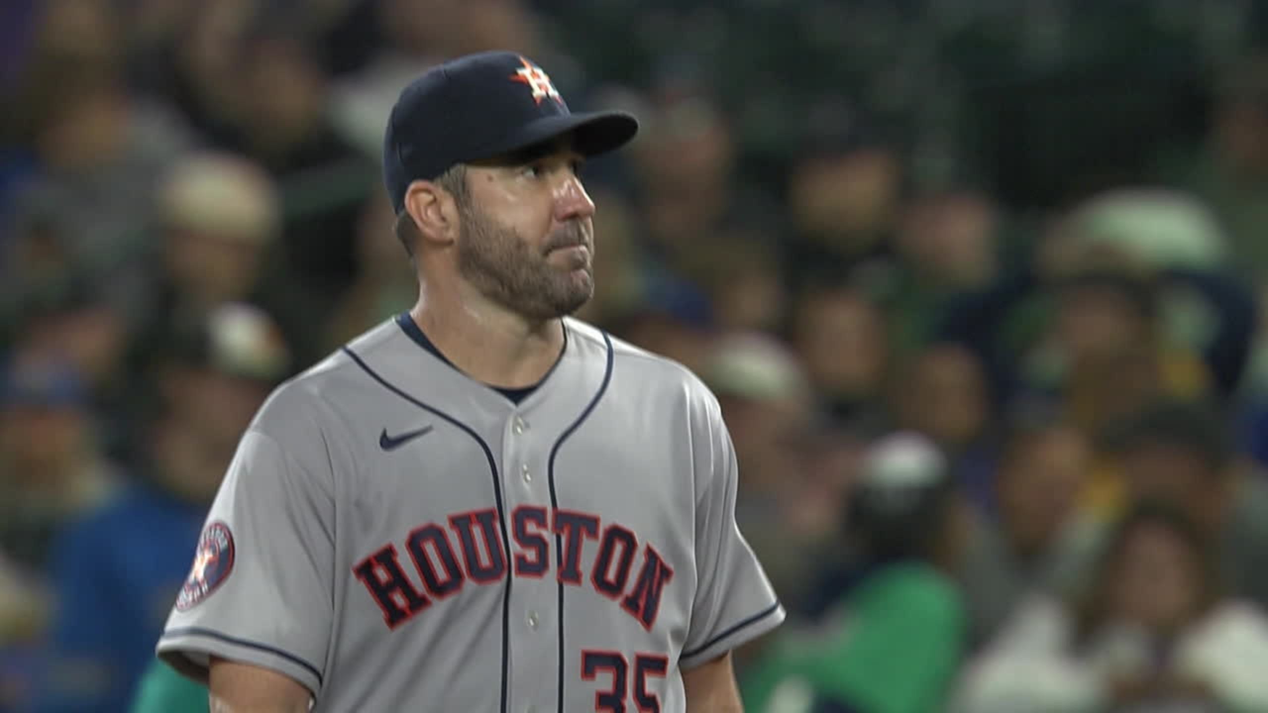 Astros' Luis Garcia exits start with right elbow discomfort, placed on  15-day IL Tuesday - The Athletic