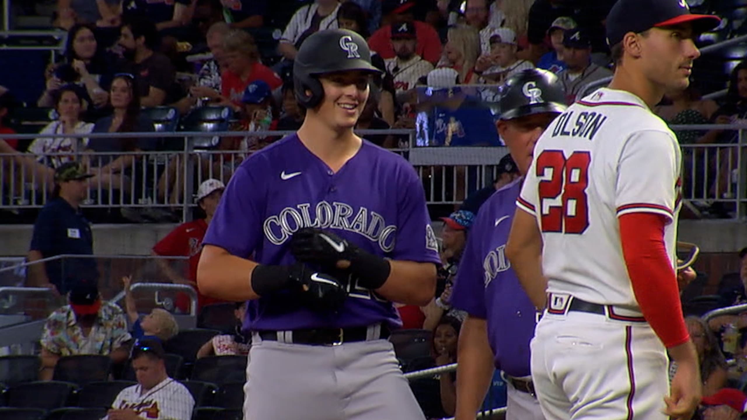 Michael Toglia's first MLB hit