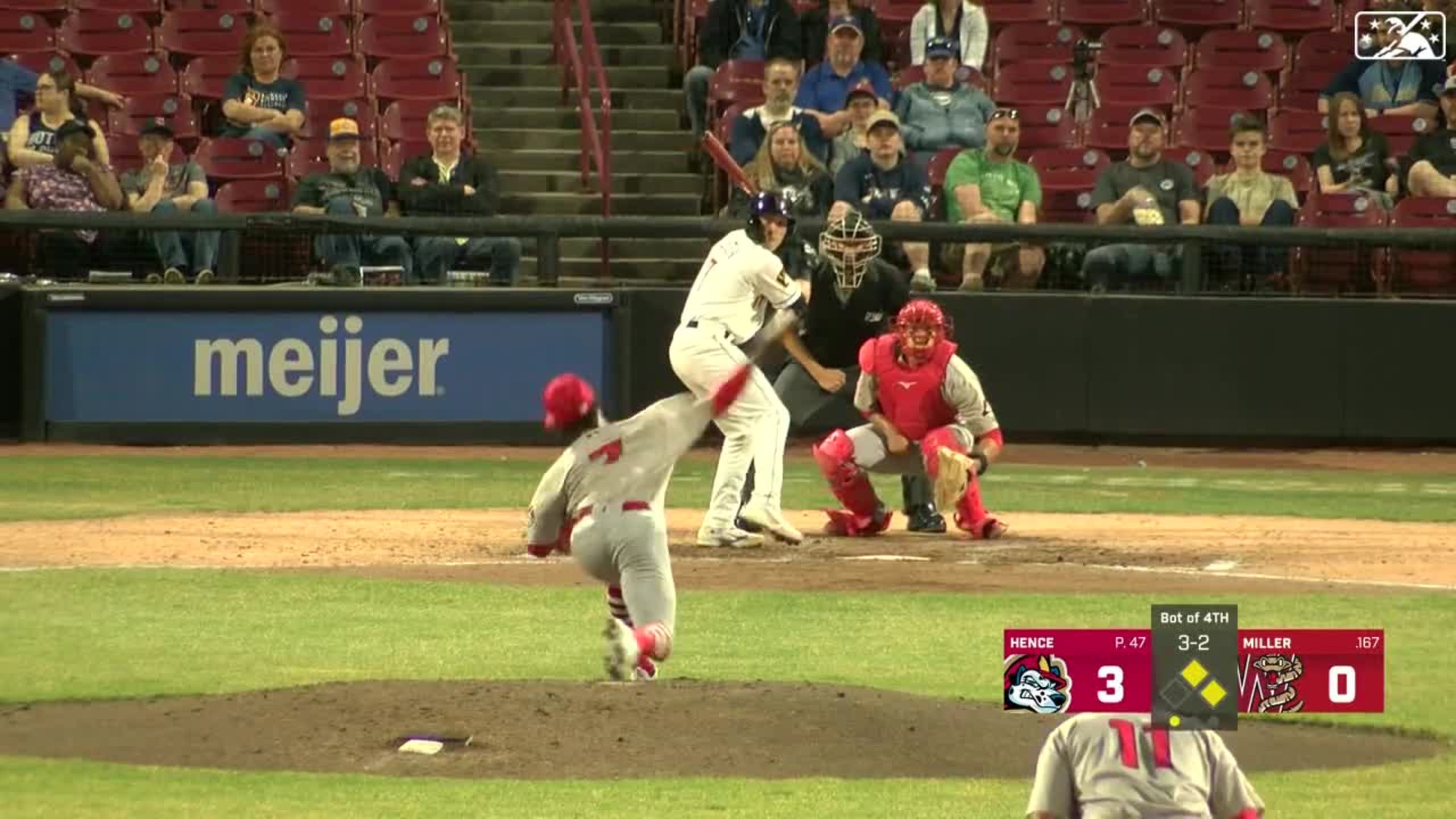 Tink Hence's strikeout