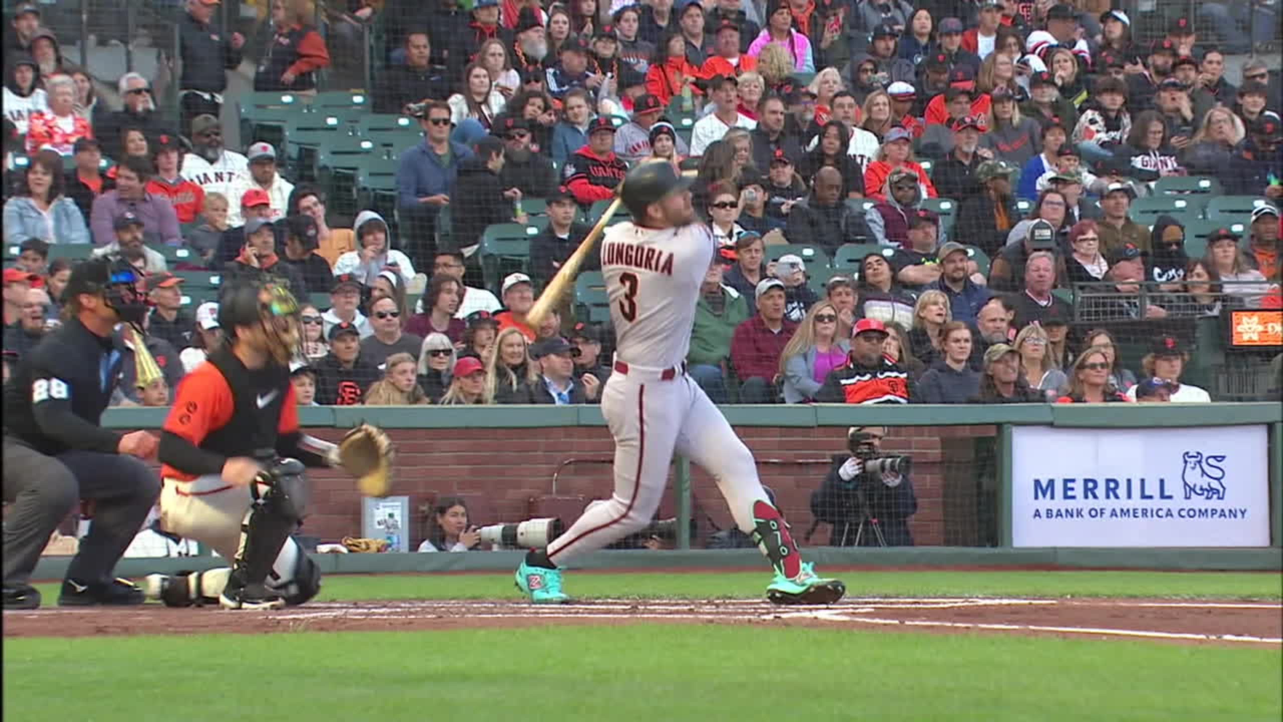 Patrick Bailey Ropes Homer Against D-Backs  San Francisco Giants vs  Arizona Diamondbacks 