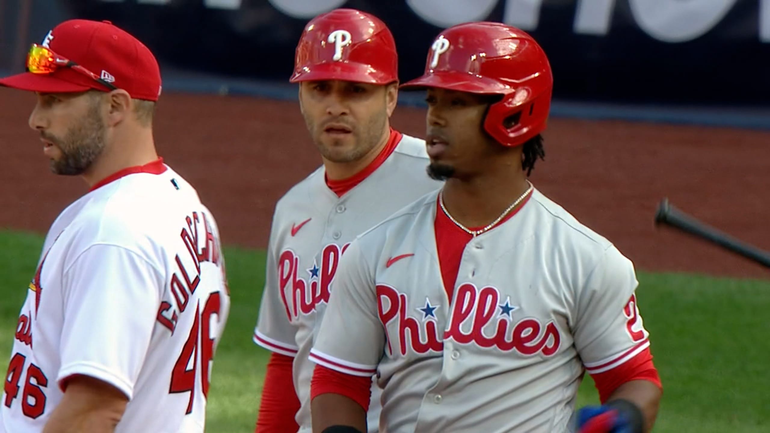 Phillies score two runs on ball that never left infield