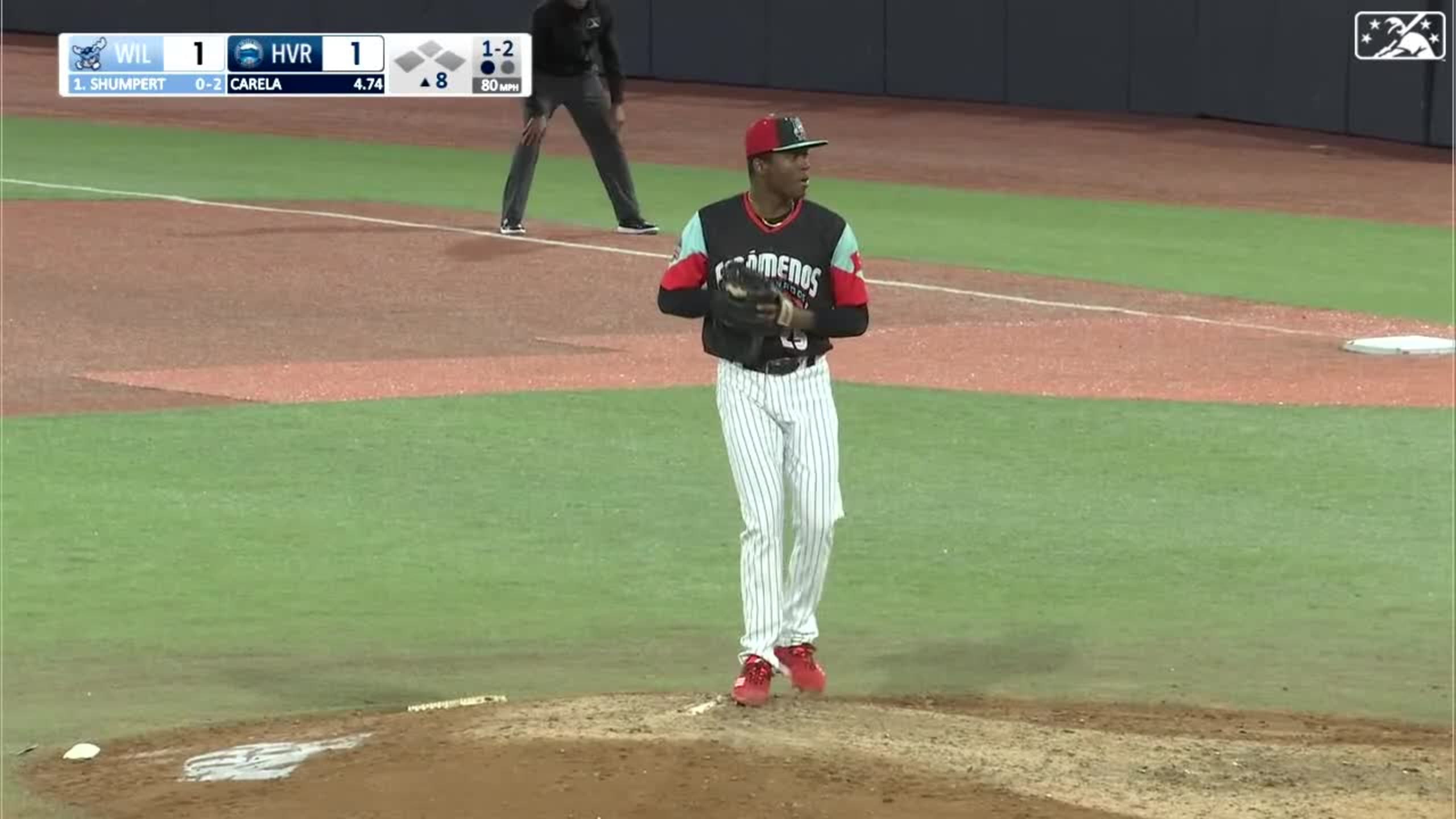Juan Carela's third whiff