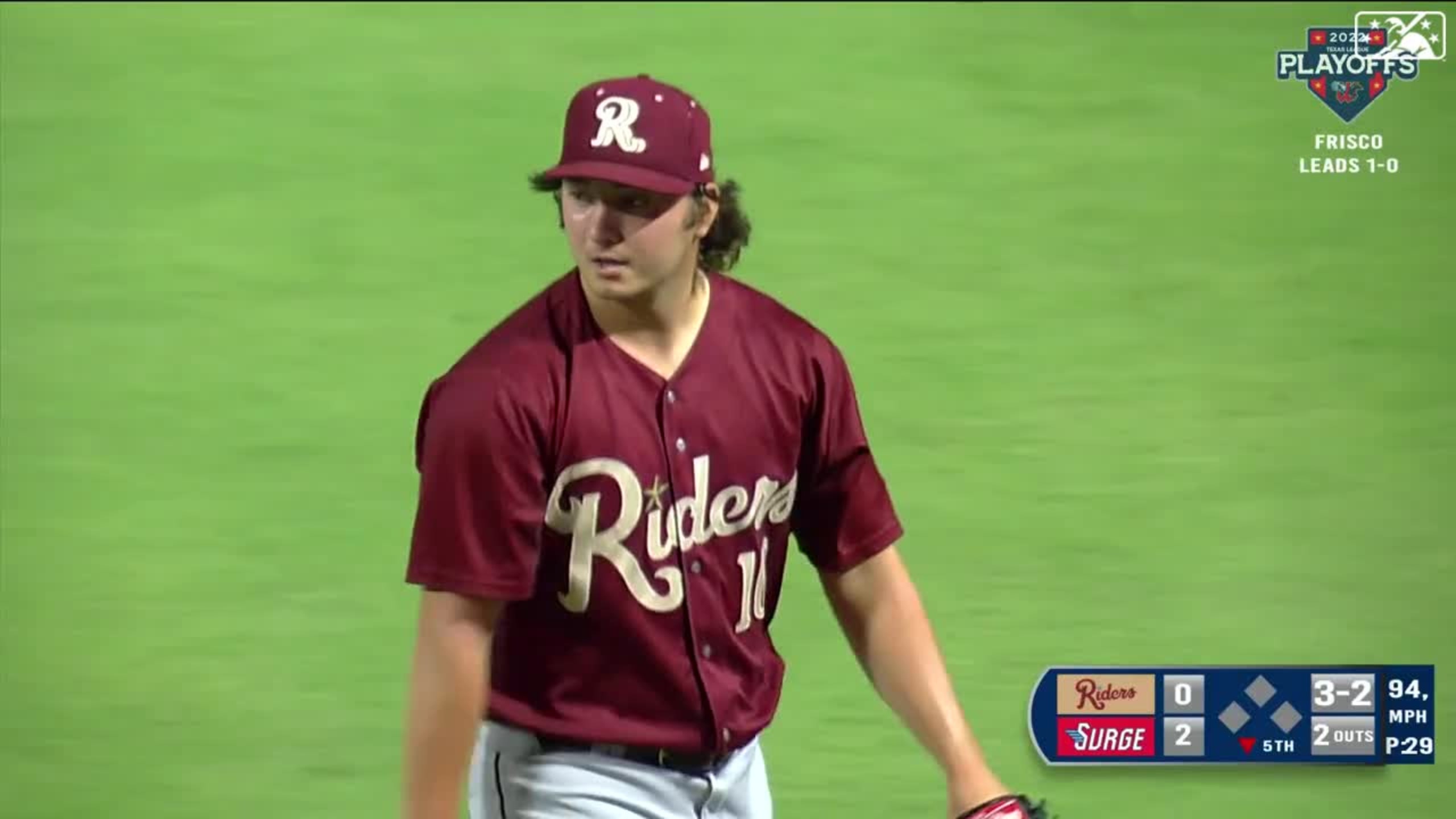 Owen White fans all 6 batters