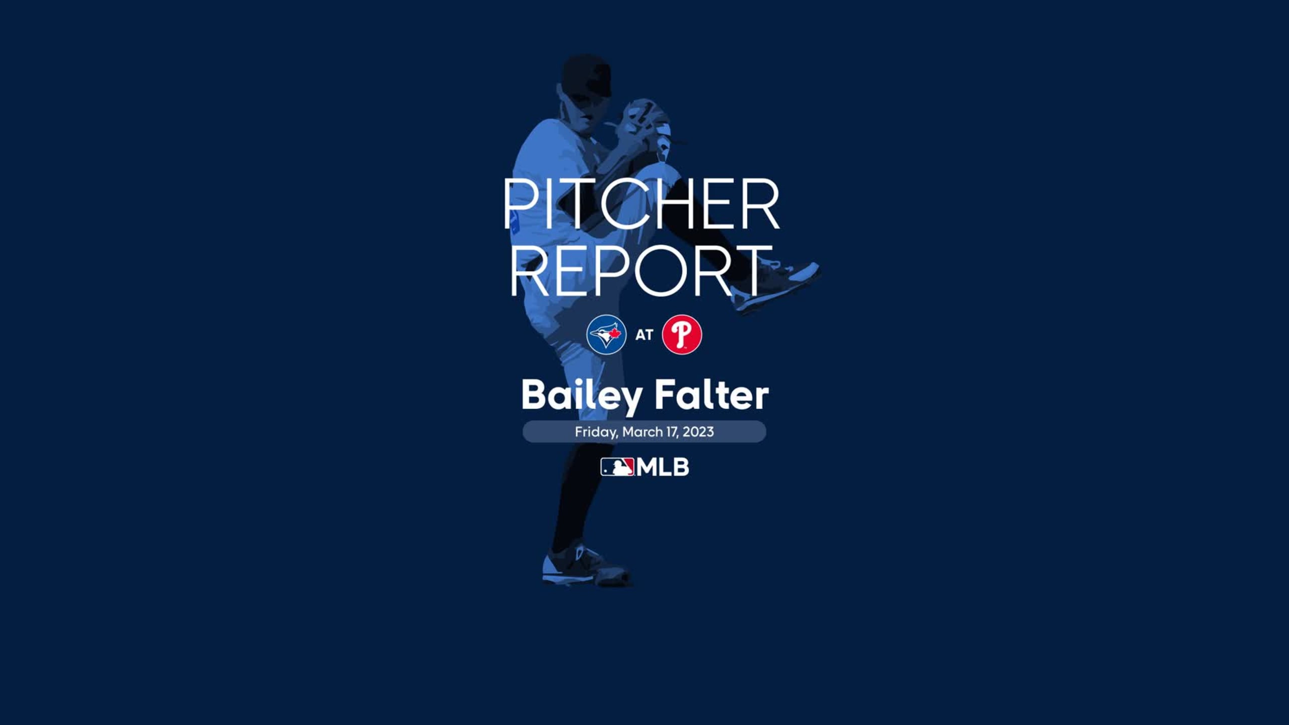 Bailey Falter's outing against the Blue Jays