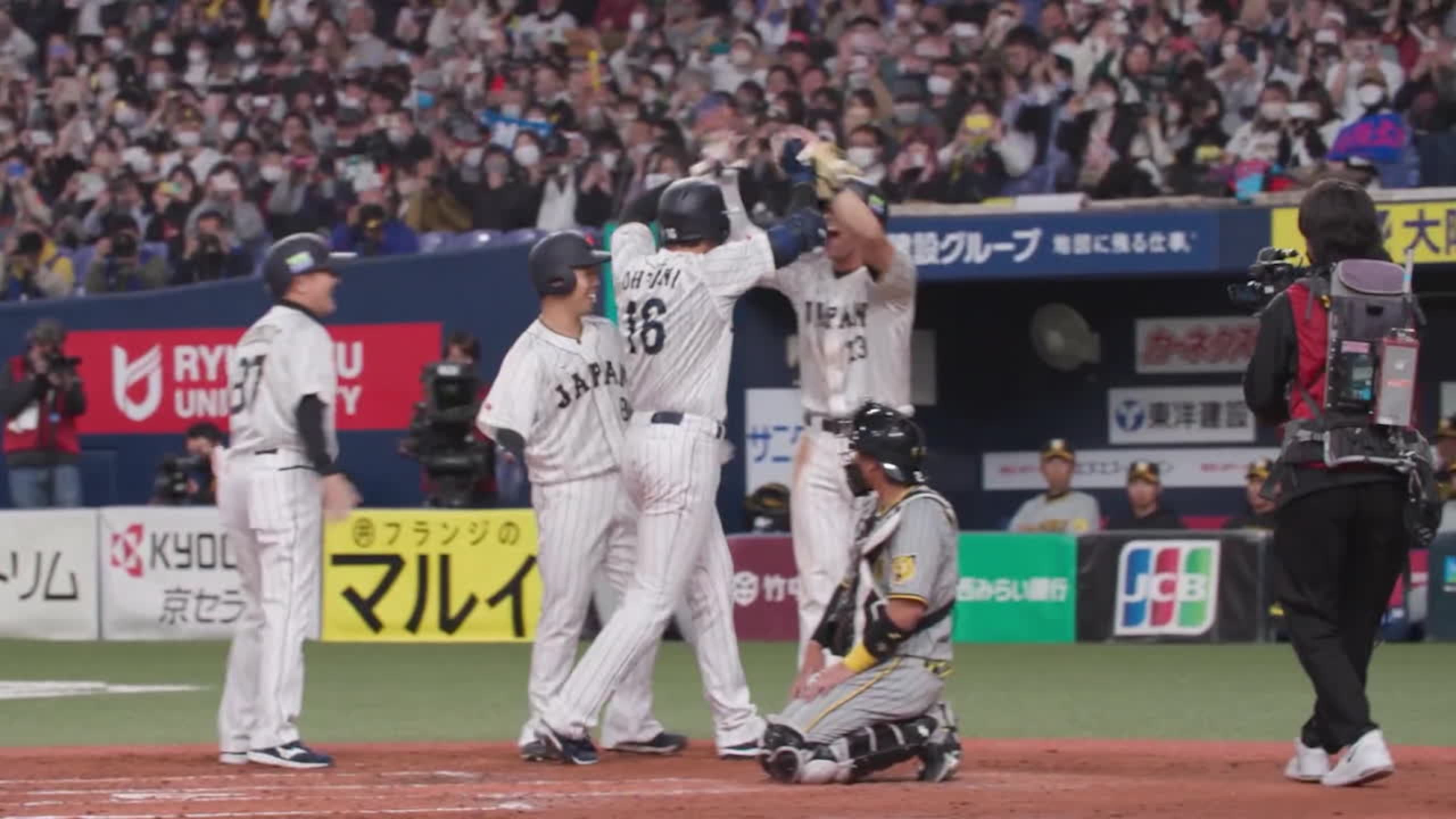 BASEBALL/ Ohtani hits pair of 3-run HRs for Japan in WBC tuneup