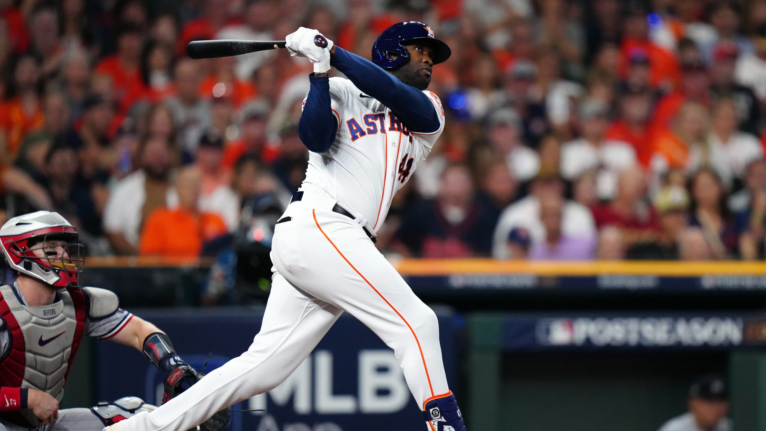Yordan Alvarez's walk-off homer soared to new MLB postseason heights:  Stark's Weird and Wild on Division Series Day 1 - The Athletic