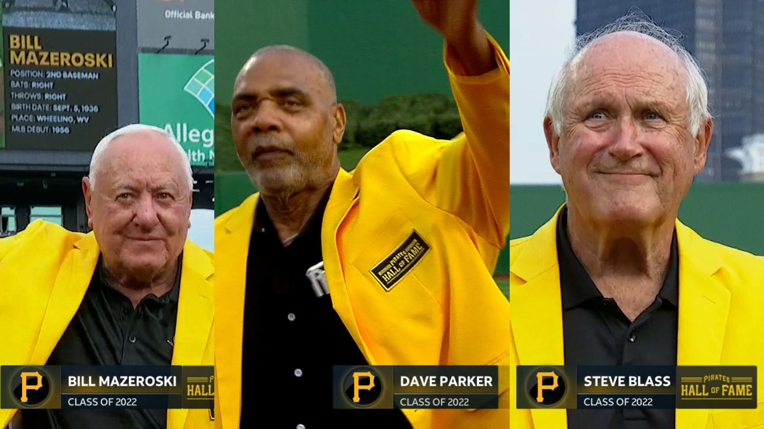 Pirates' Hall of Fame ceremony