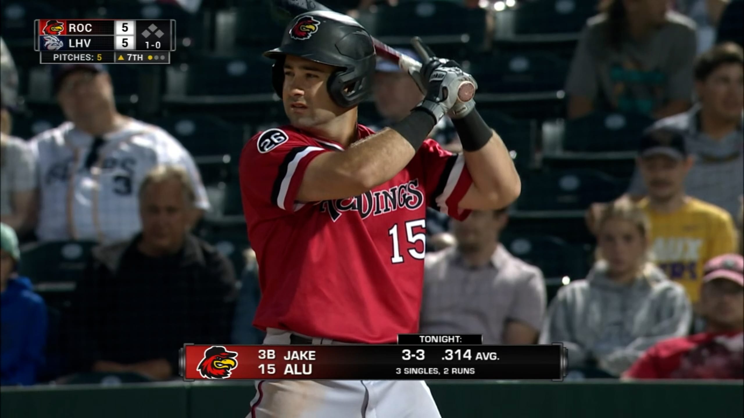 Jake Alu's four-hit night