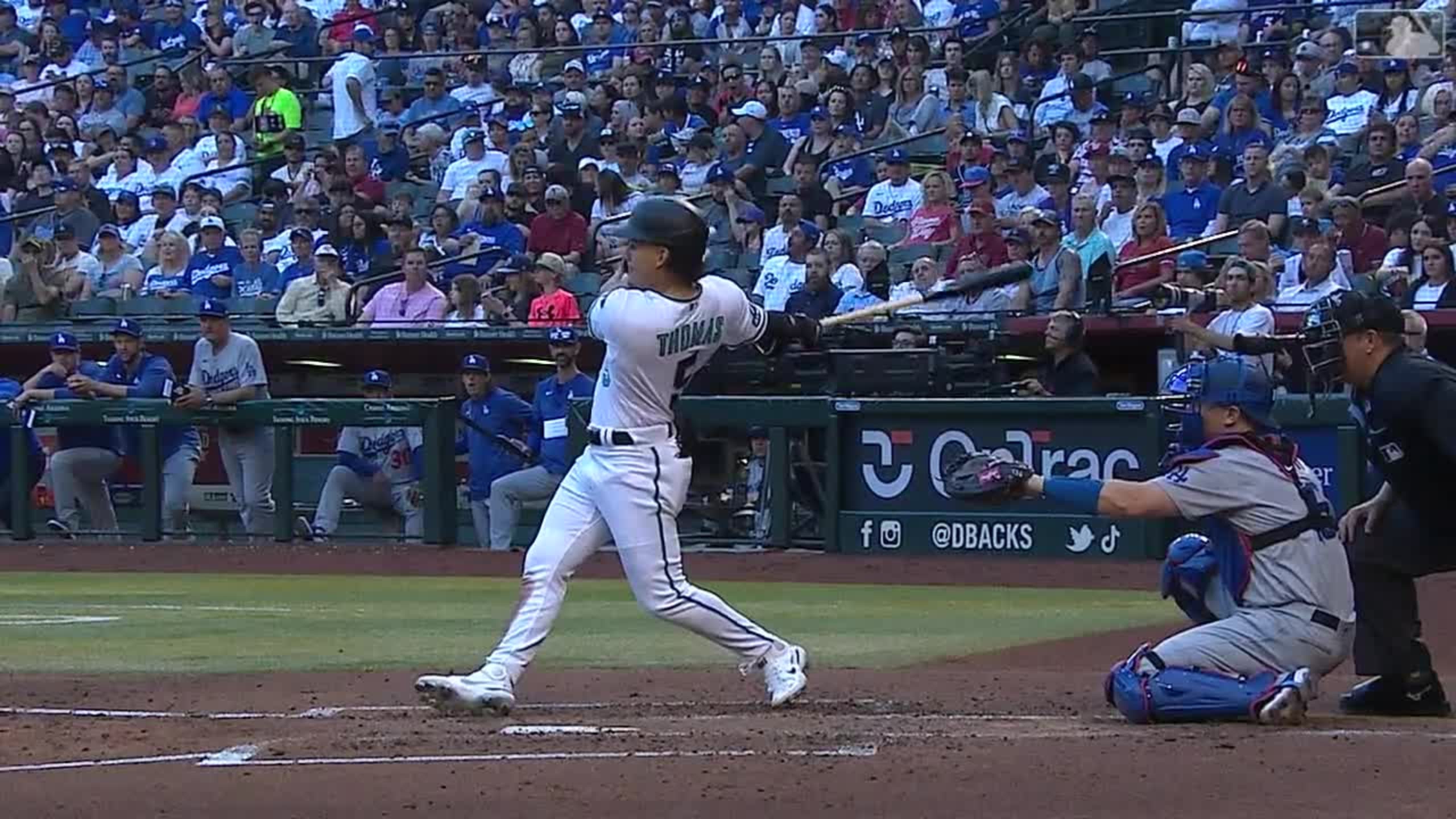 Alek Thomas' fourhit night