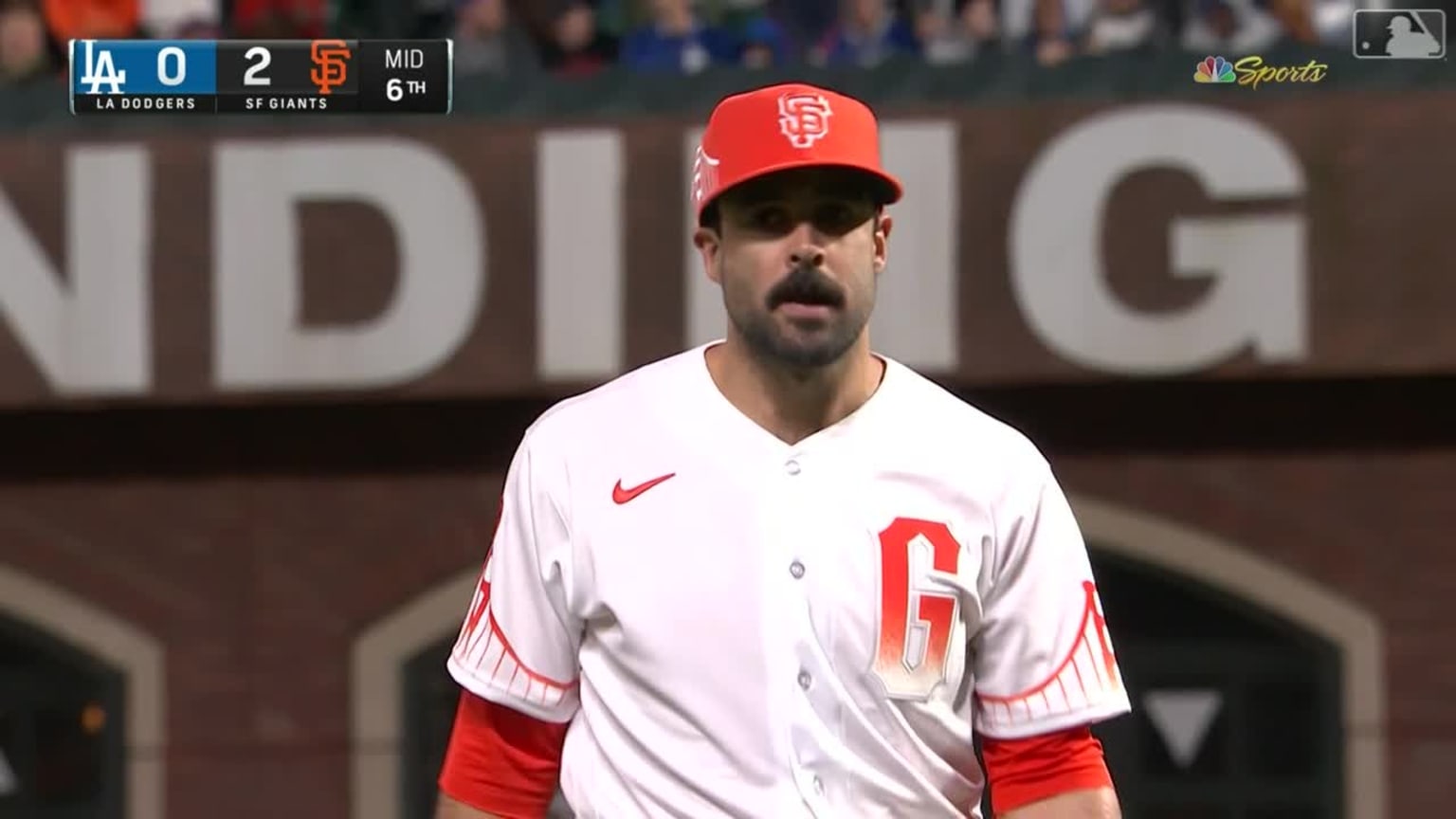 Scott Alexander escapes jam 04/11/2023 San Francisco Giants