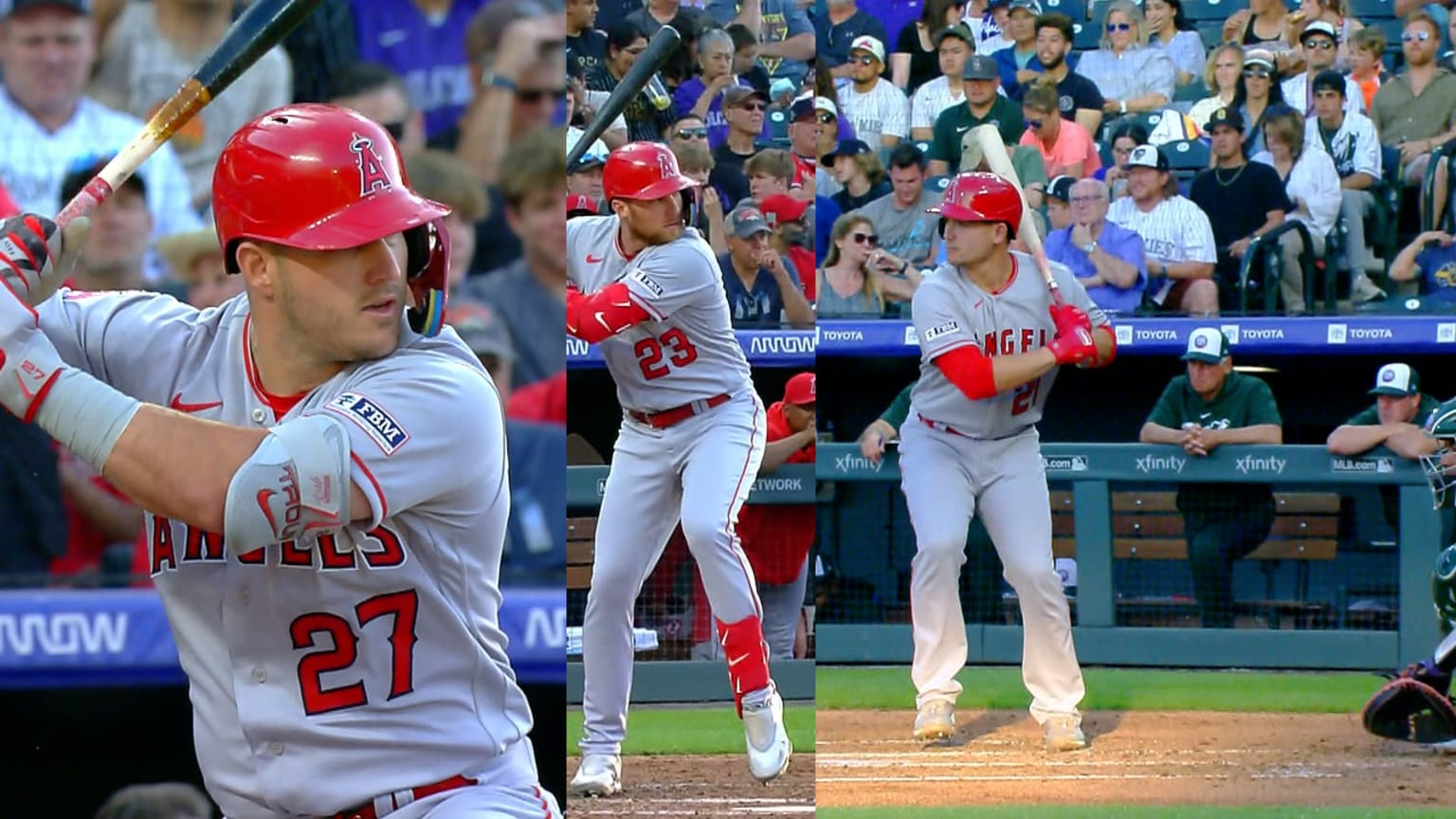 Trout, Drury and Thaiss go back to back to back | 06/24/2023 | Tampa ...